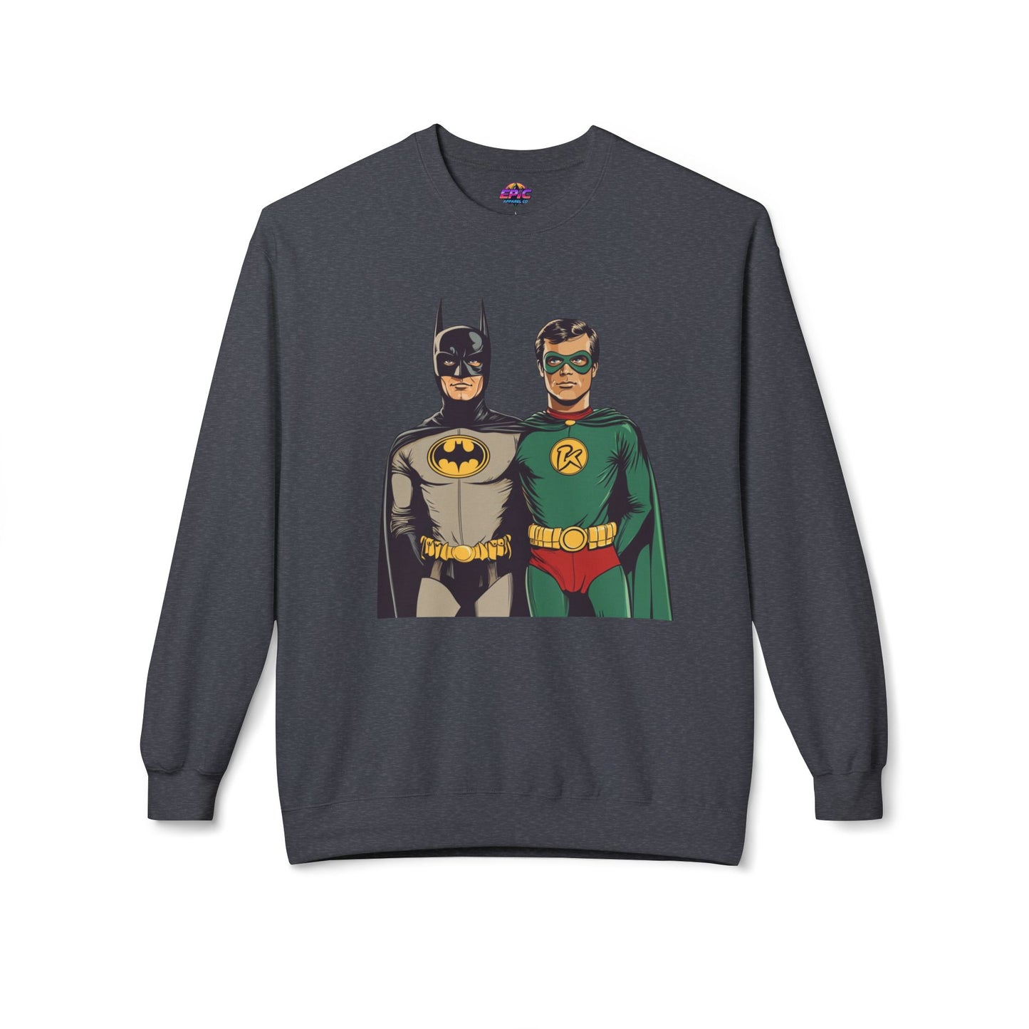 Dynamic Duo Sweatshirt – Classic Comfort with a Heroic Touch