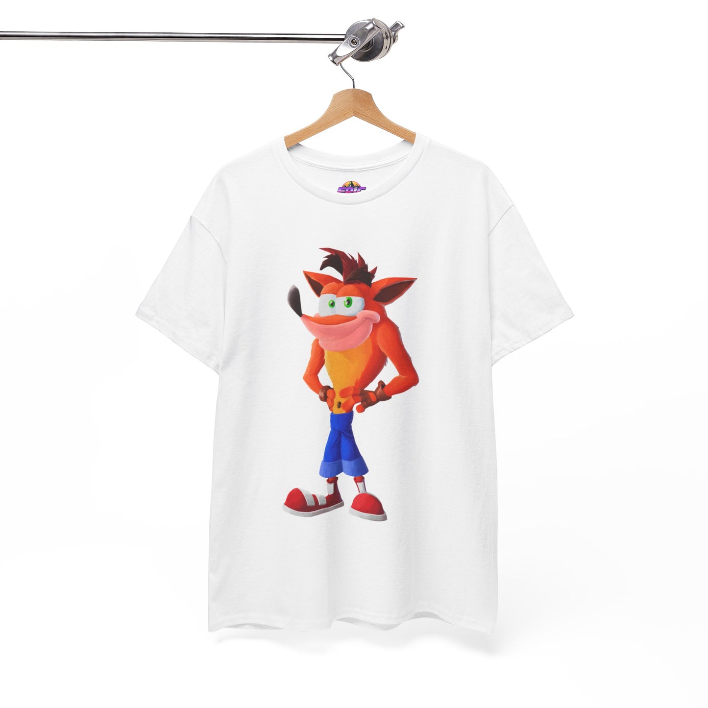 Crash Bandicoot Classic Cotton Tee – Retro Gaming Essential