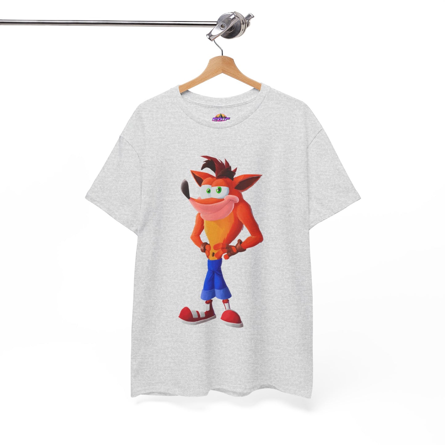 Crash Bandicoot Classic Cotton Tee – Retro Gaming Essential