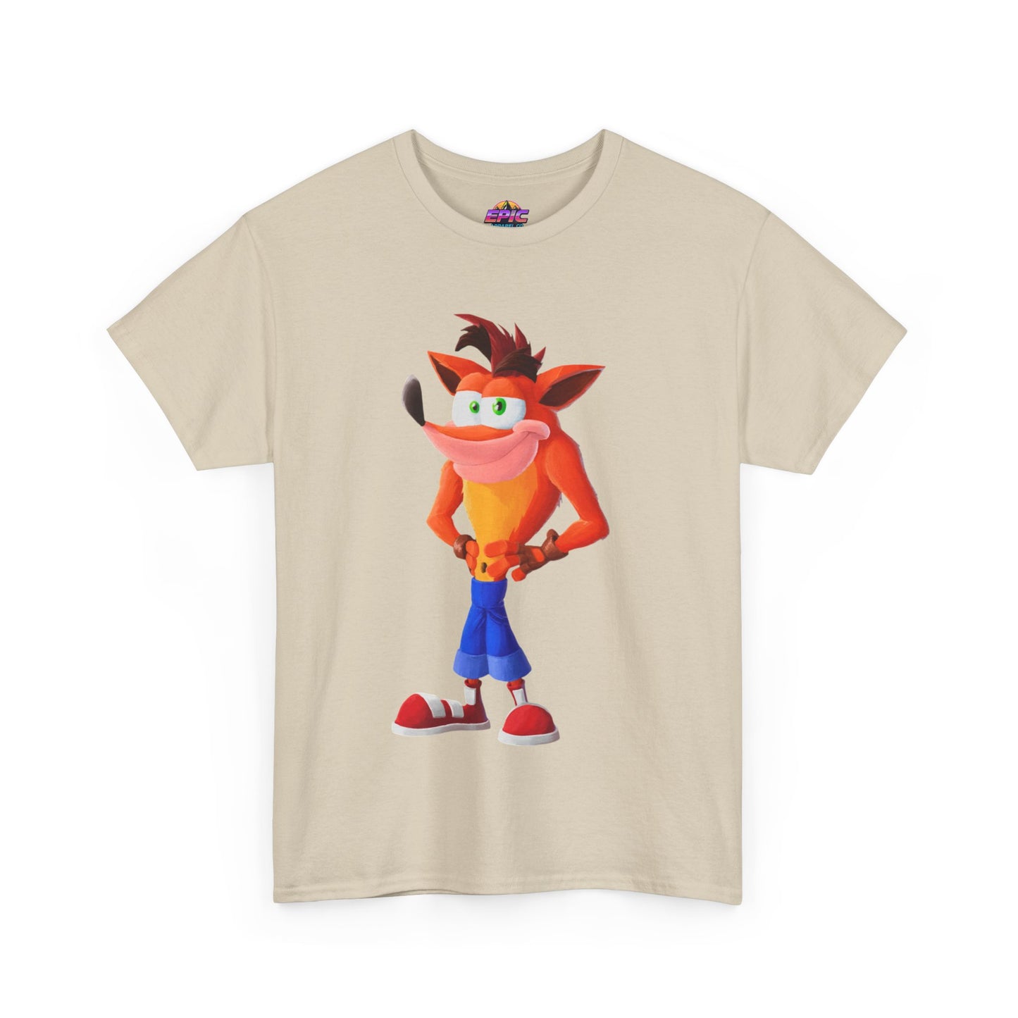 Crash Bandicoot Classic Cotton Tee – Retro Gaming Essential