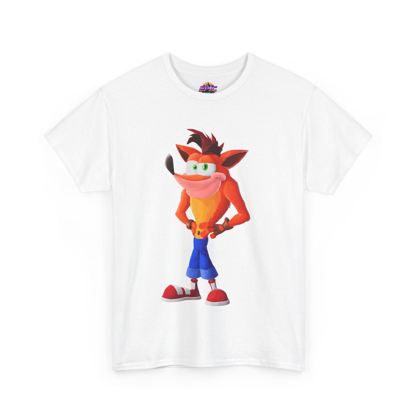 Crash Bandicoot Classic Cotton Tee – Retro Gaming Essential