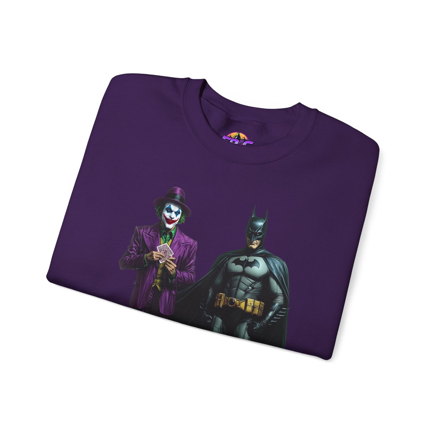 Legends of Gotham Sweatshirt: Batman vs. Joker - Crewneck Sweatshirt