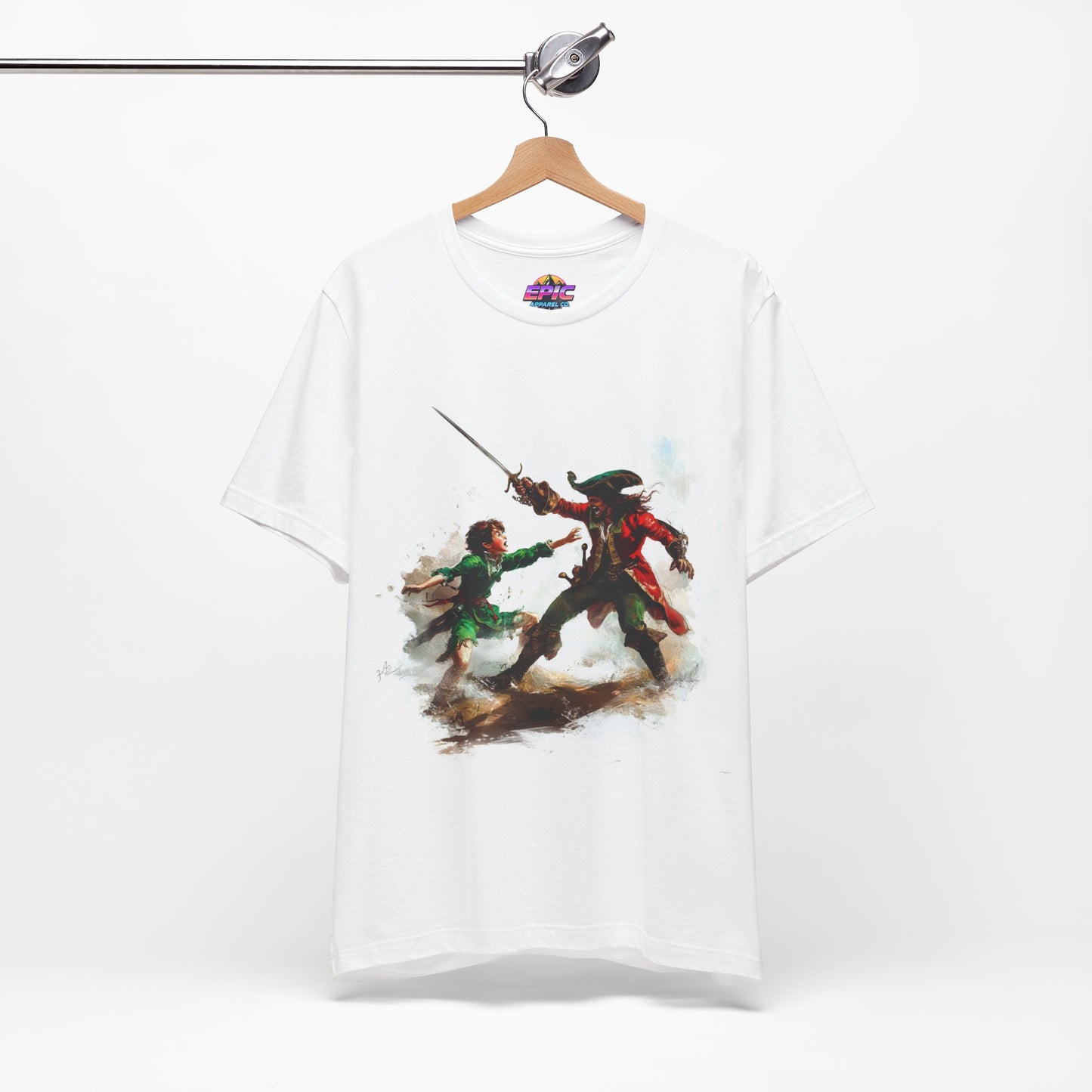 Neverland Showdown: Peter Pan vs. Captain Hook Tee