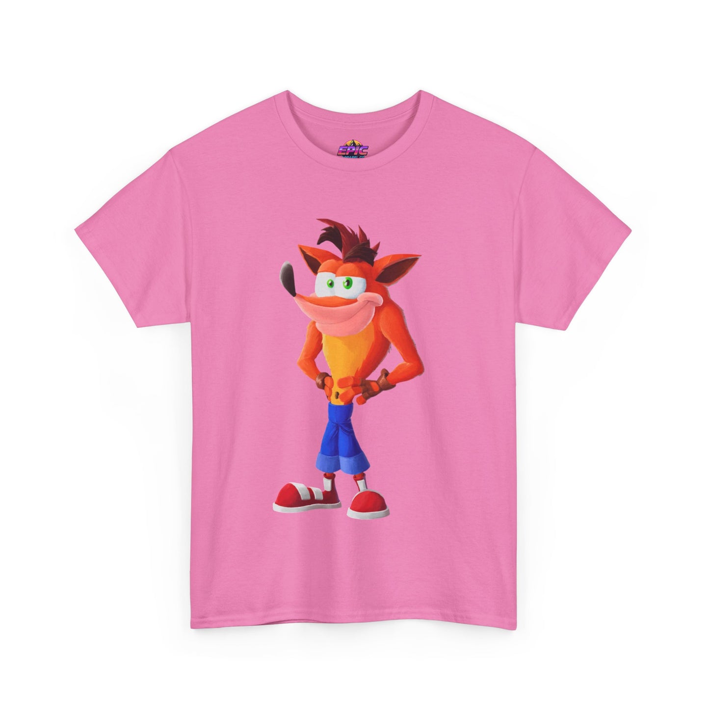 Crash Bandicoot Classic Cotton Tee – Retro Gaming Essential