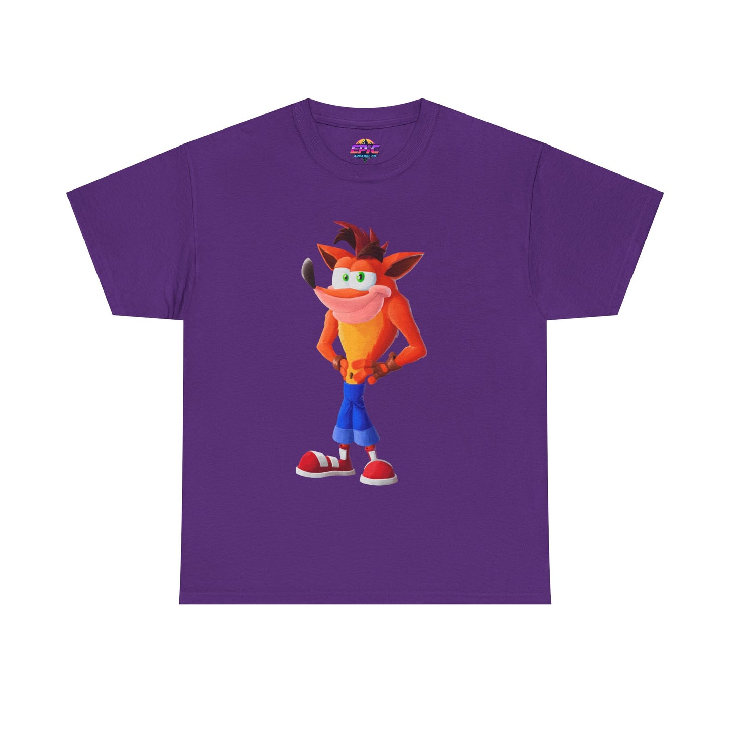 Crash Bandicoot Classic Cotton Tee – Retro Gaming Essential