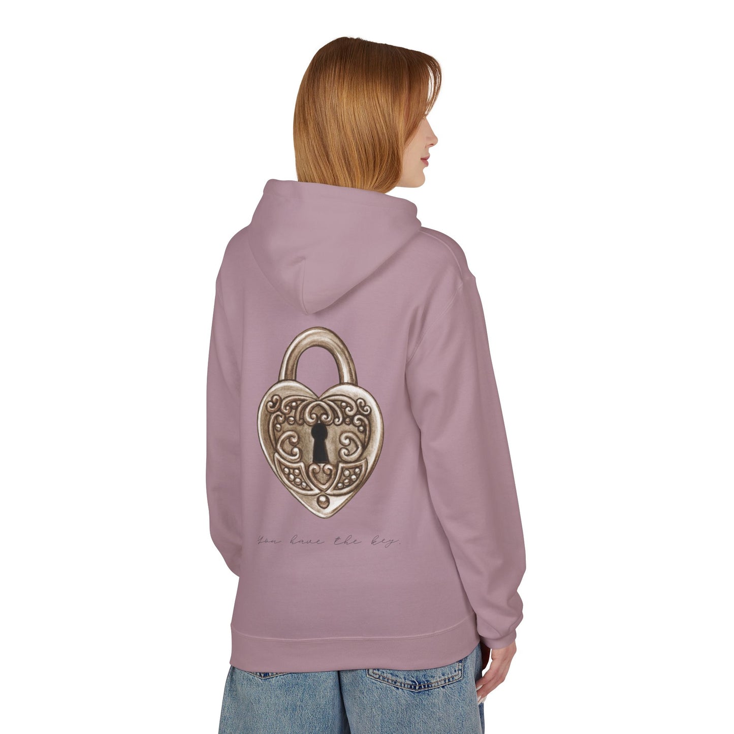 Heart of Lock – Premium Fleece Hoodie