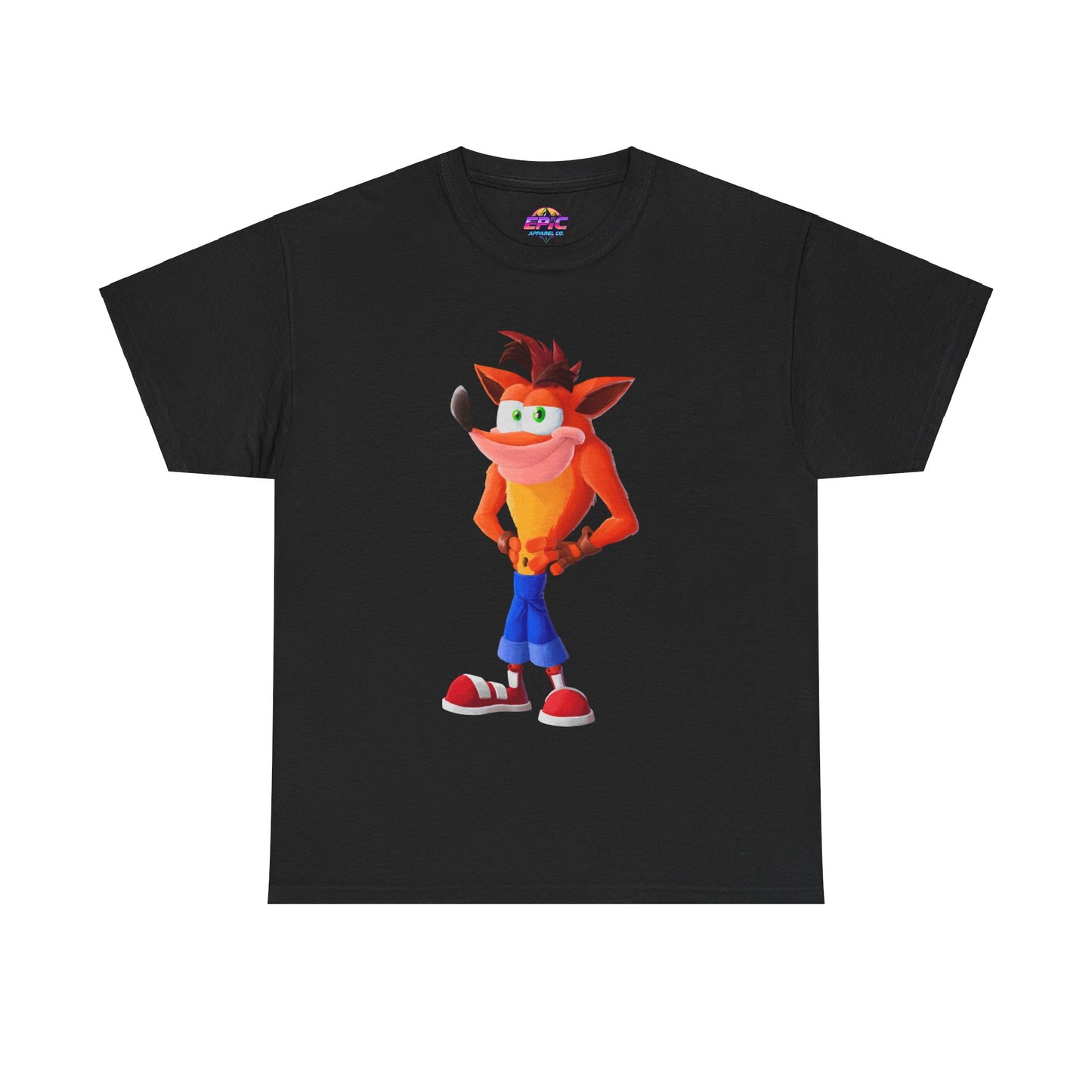 Crash Bandicoot Classic Cotton Tee – Retro Gaming Essential