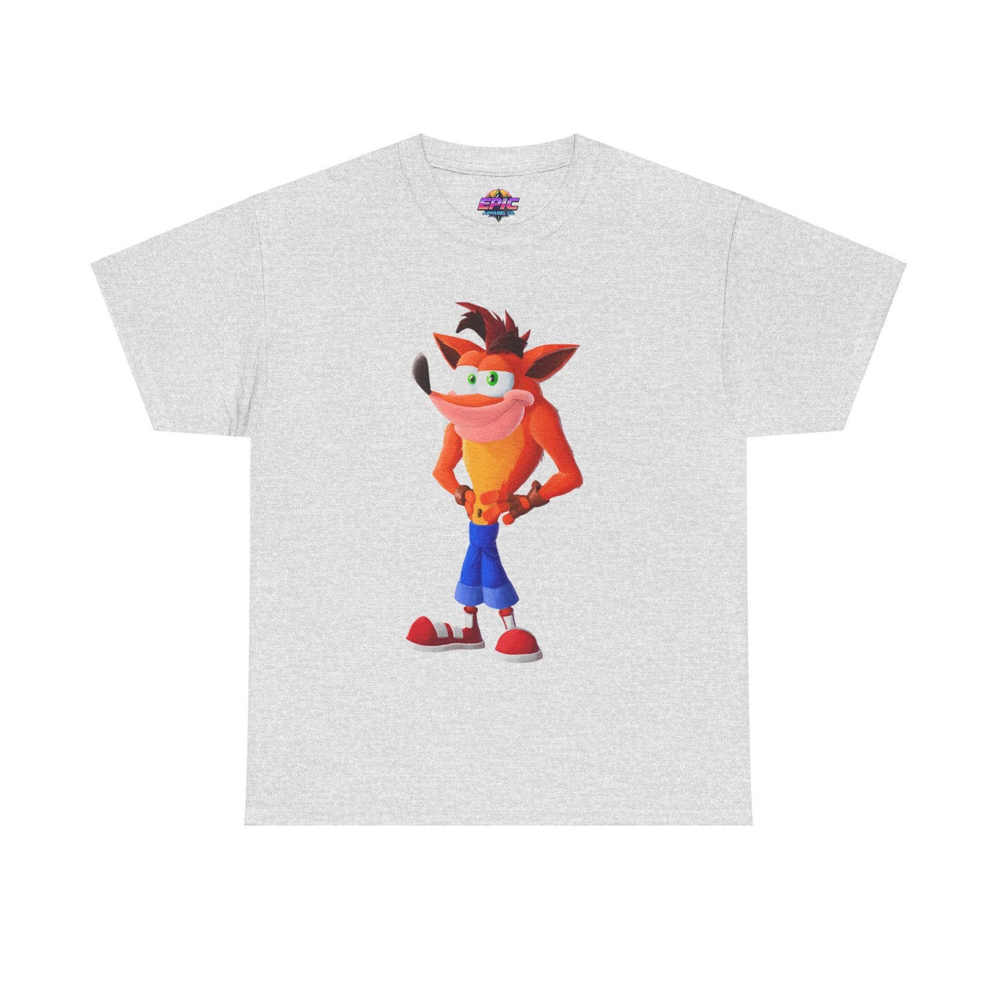 Crash Bandicoot Classic Cotton Tee – Retro Gaming Essential