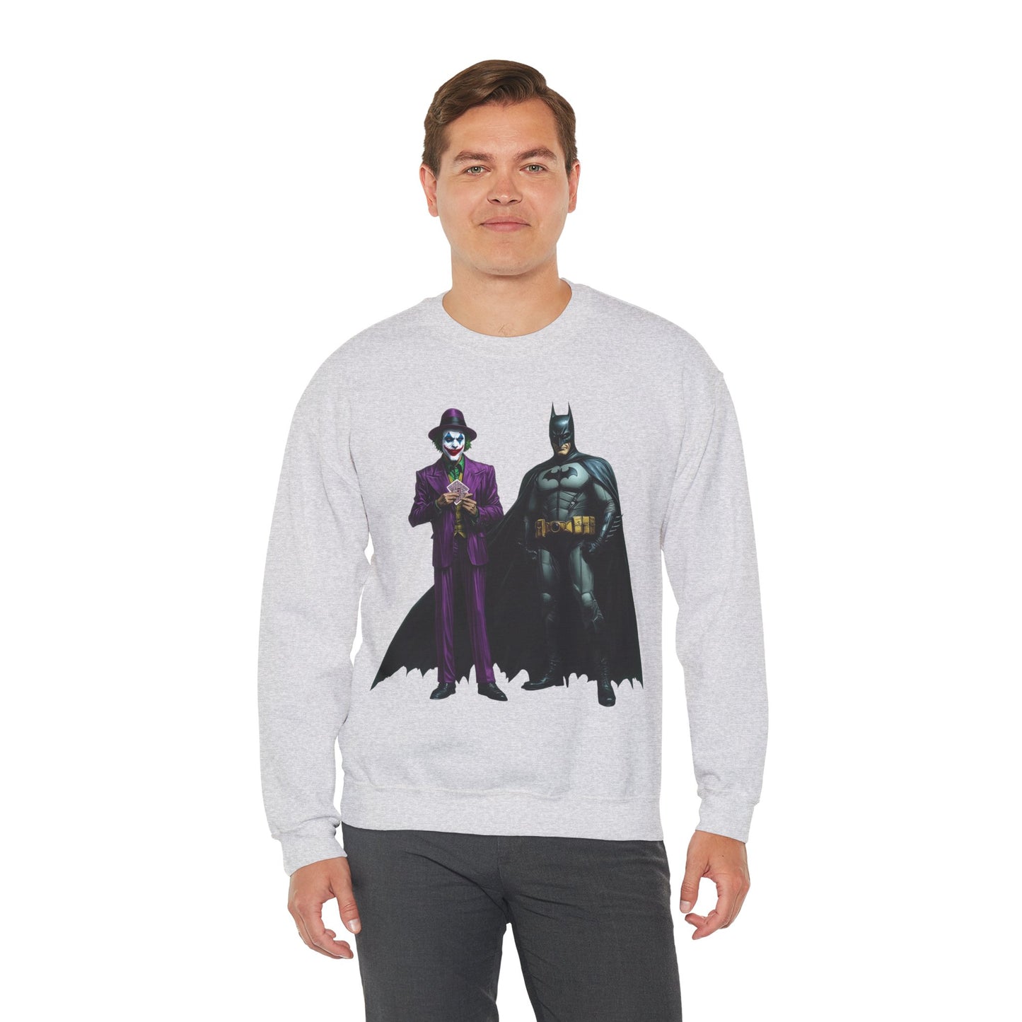 Legends of Gotham Sweatshirt: Batman vs. Joker - Crewneck Sweatshirt