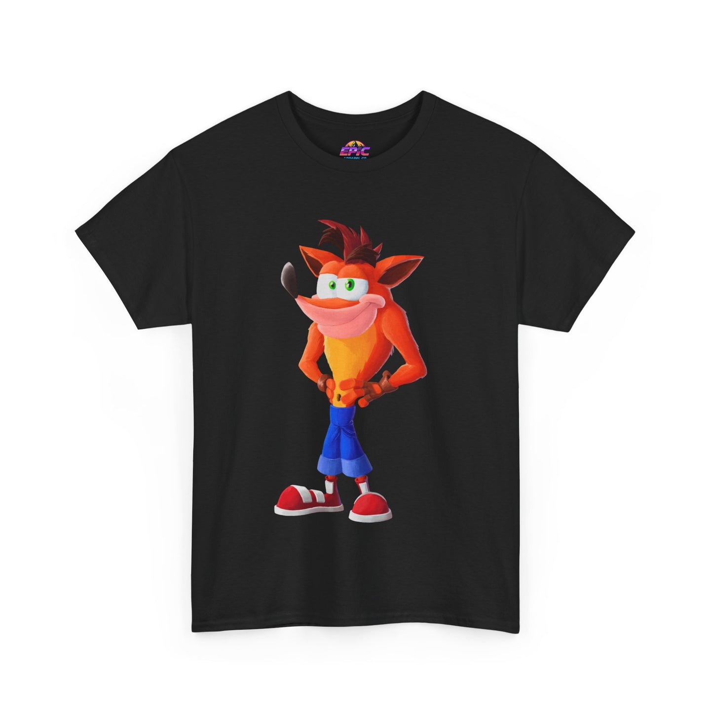 Crash Bandicoot Classic Cotton Tee – Retro Gaming Essential