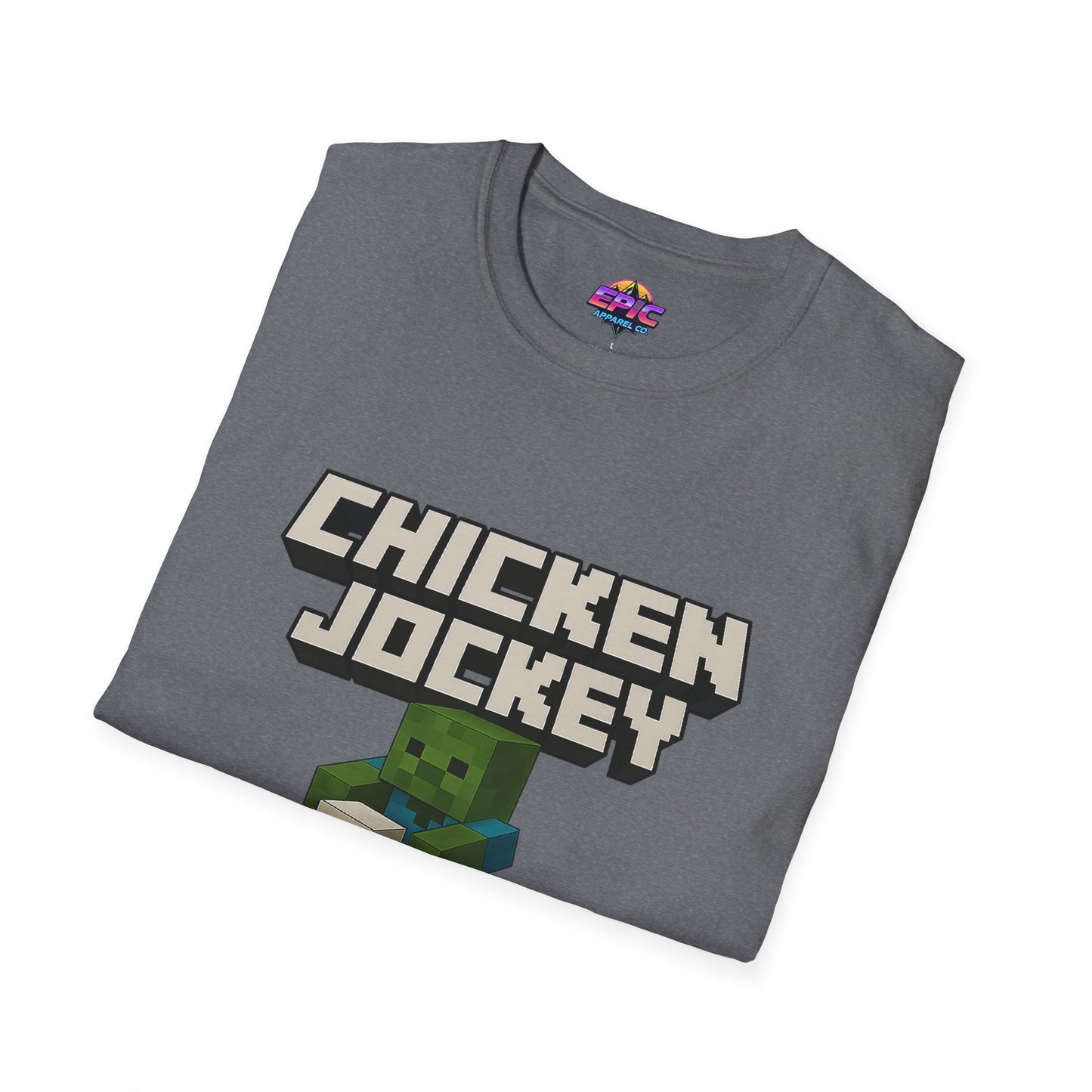 Minecraft Chicken Jockey Unisex Softstyle T-Shirt