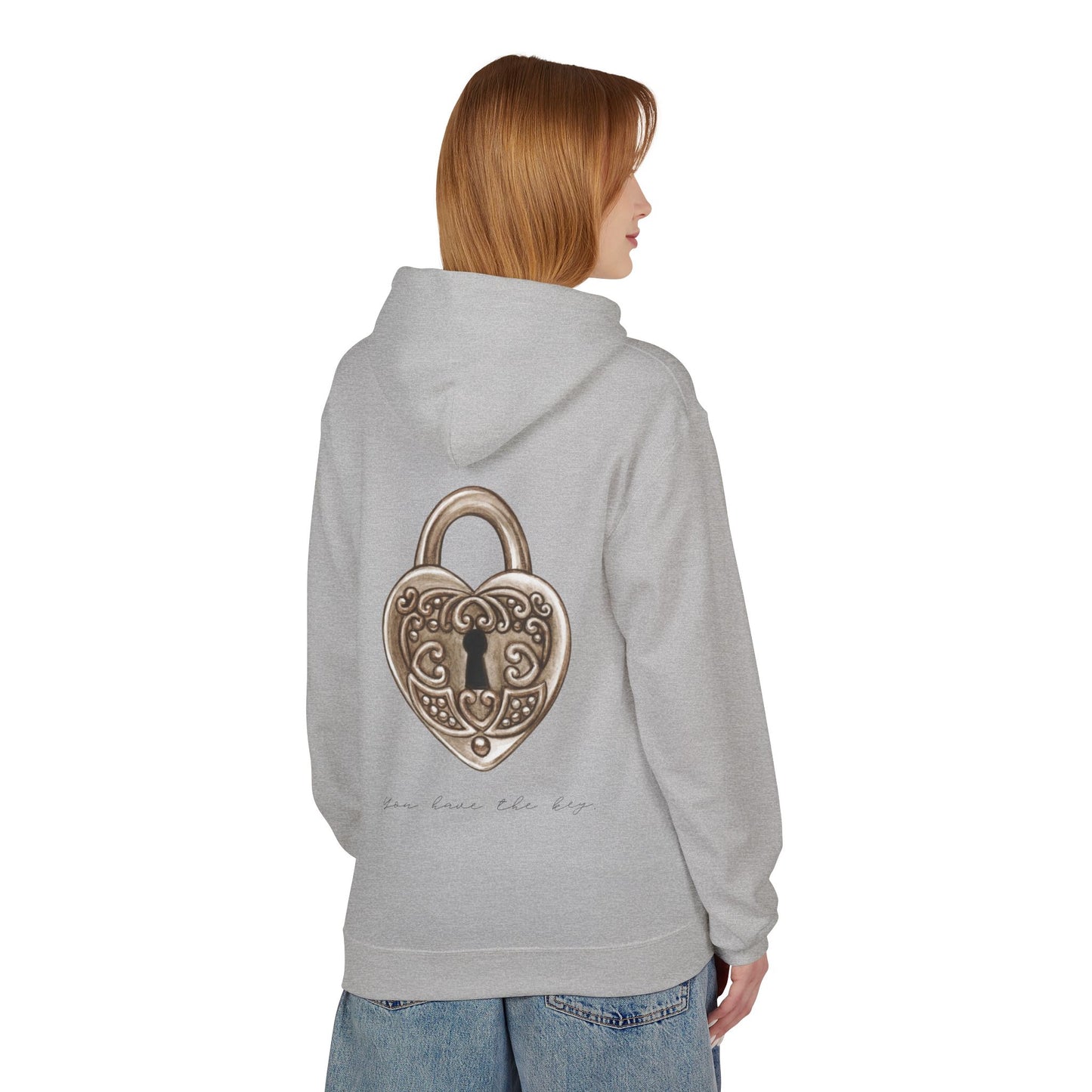 Heart of Lock – Premium Fleece Hoodie