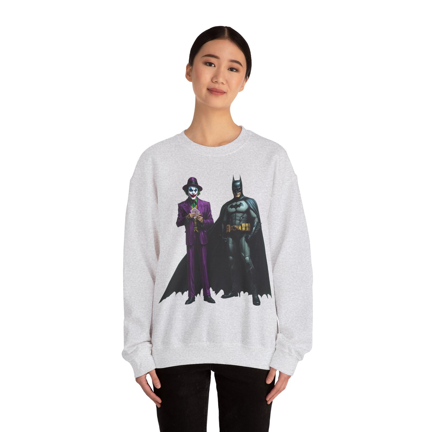 Legends of Gotham Sweatshirt: Batman vs. Joker - Crewneck Sweatshirt