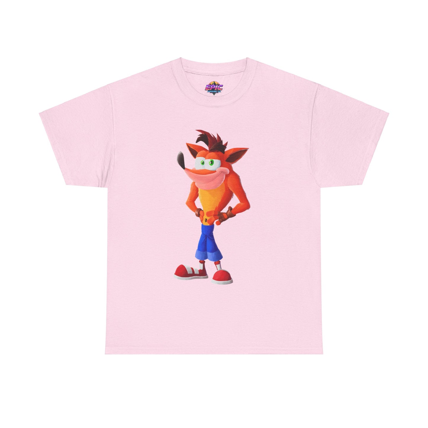 Crash Bandicoot Classic Cotton Tee – Retro Gaming Essential