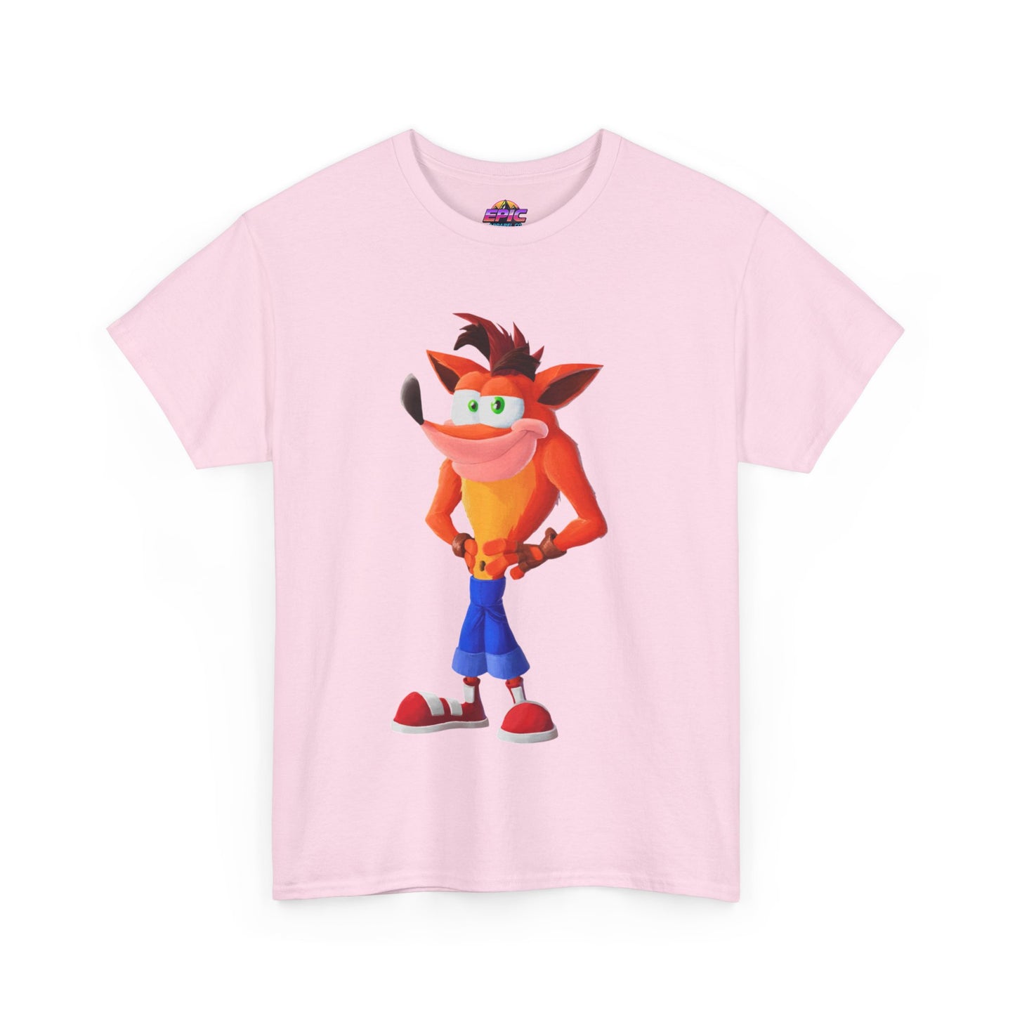 Crash Bandicoot Classic Cotton Tee – Retro Gaming Essential