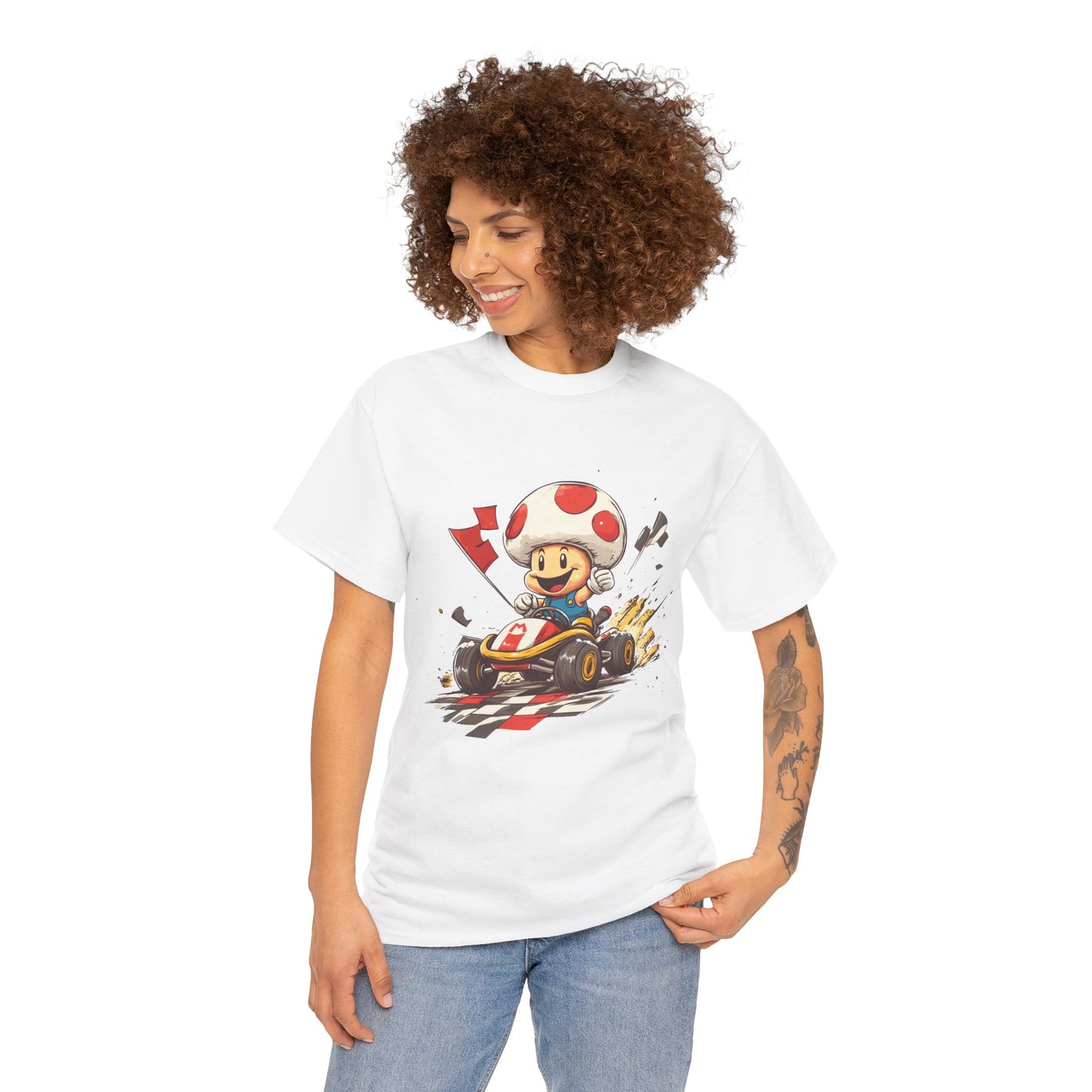 Toad's Victory Lap Tee – Nostalgic Fun for Kids and Adults!