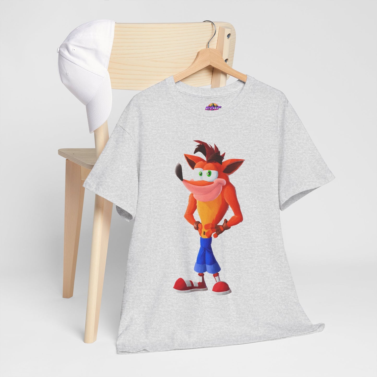 Crash Bandicoot Classic Cotton Tee – Retro Gaming Essential