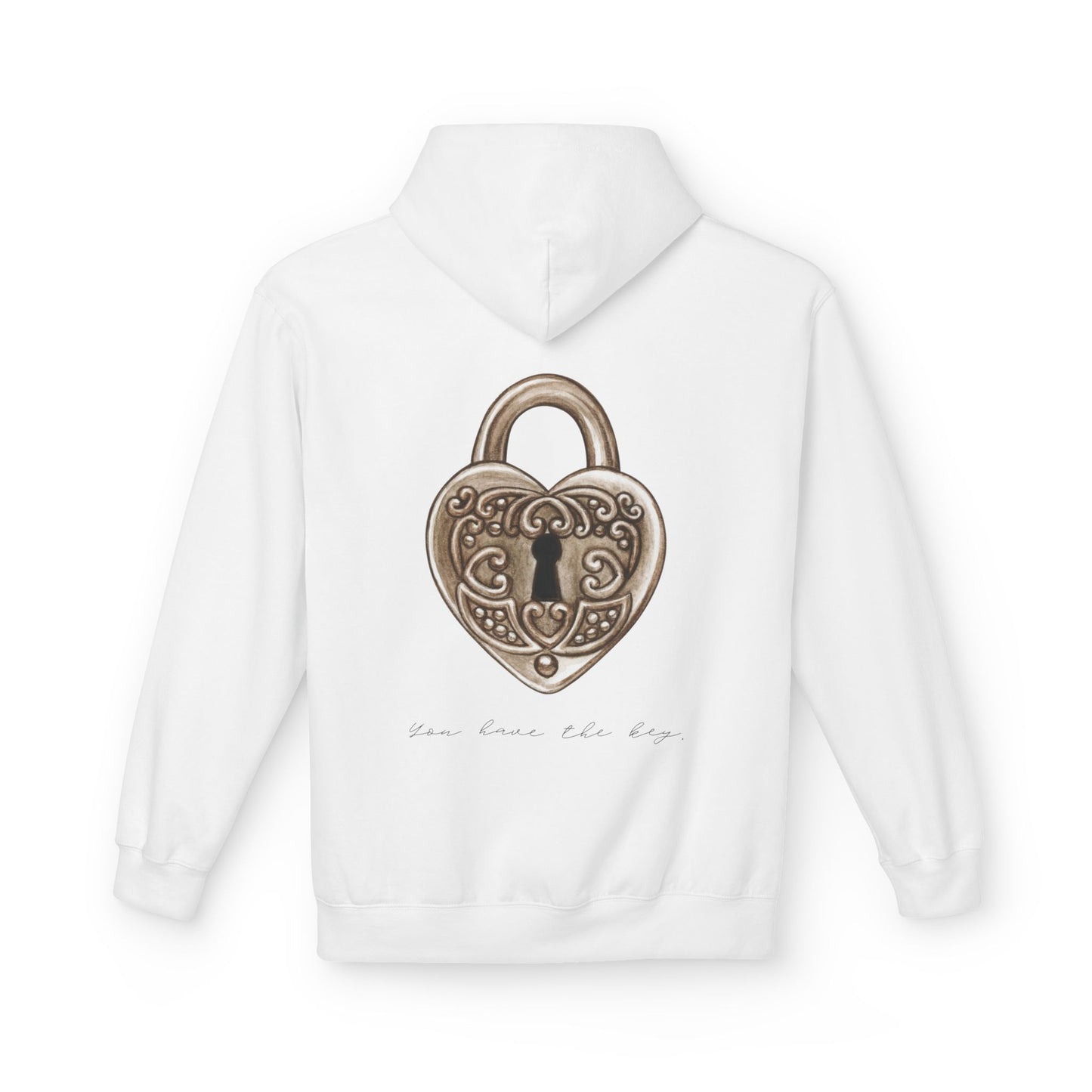 Heart of Lock – Premium Fleece Hoodie