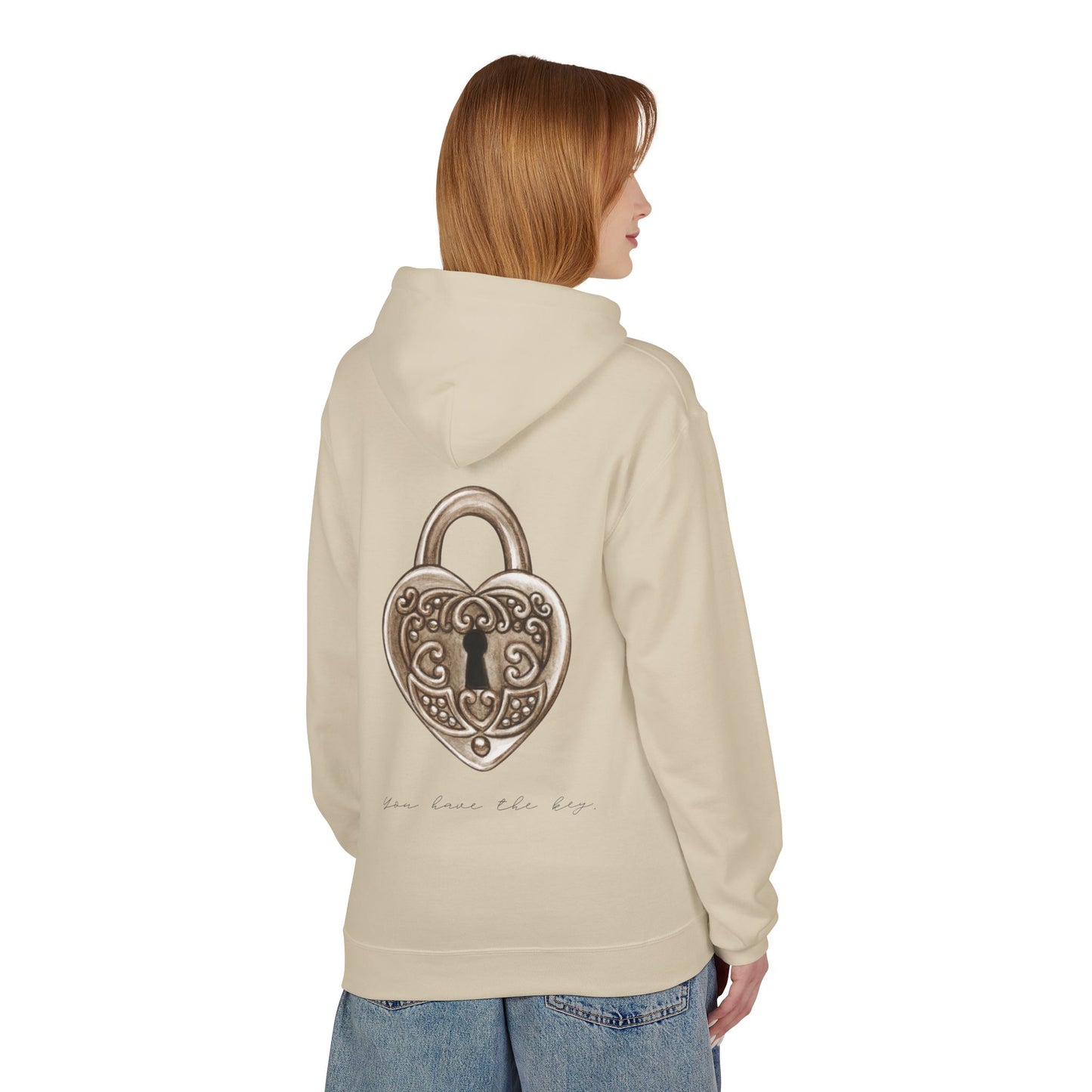 Heart of Lock – Premium Fleece Hoodie