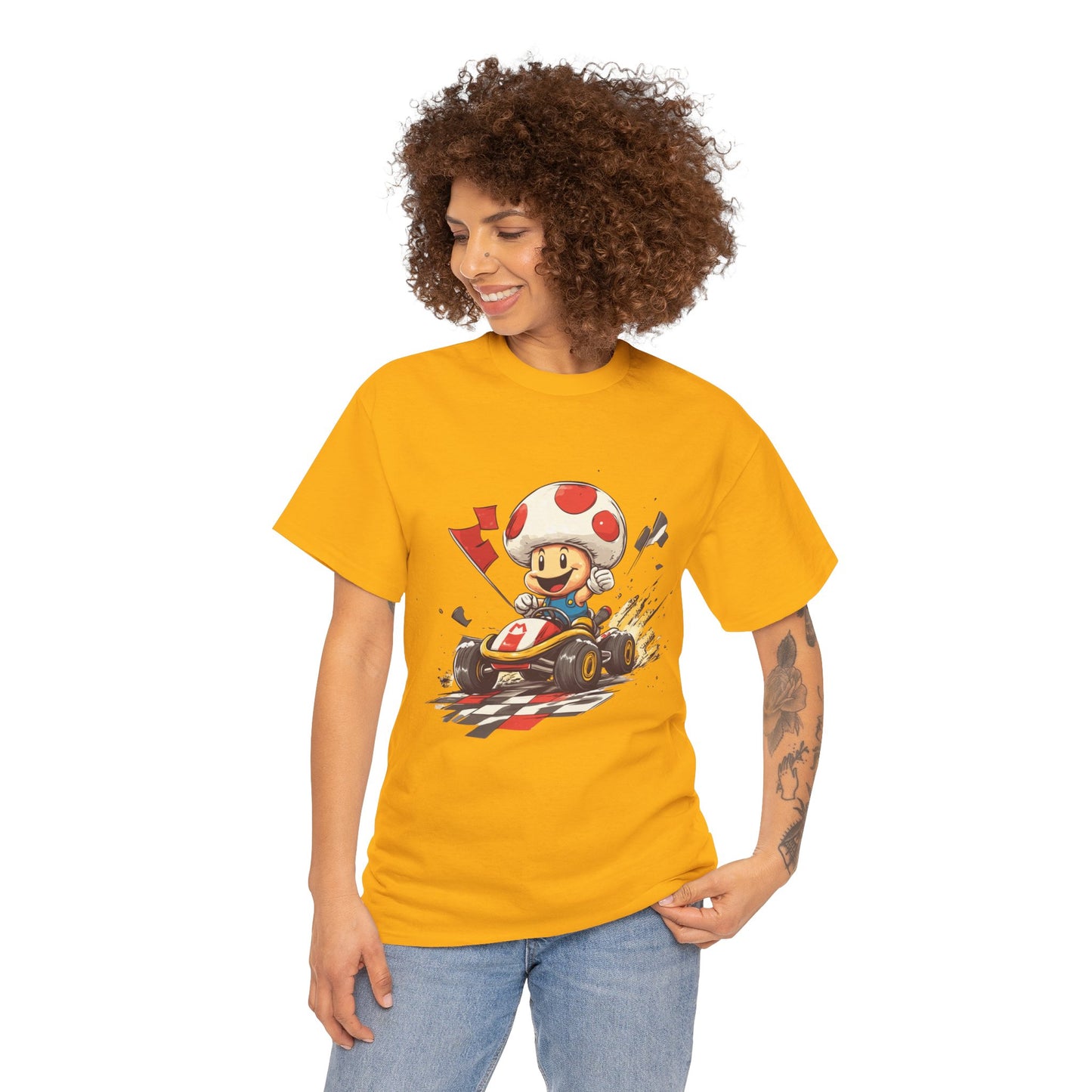 Toad's Victory Lap Tee – Nostalgic Fun for Kids and Adults!