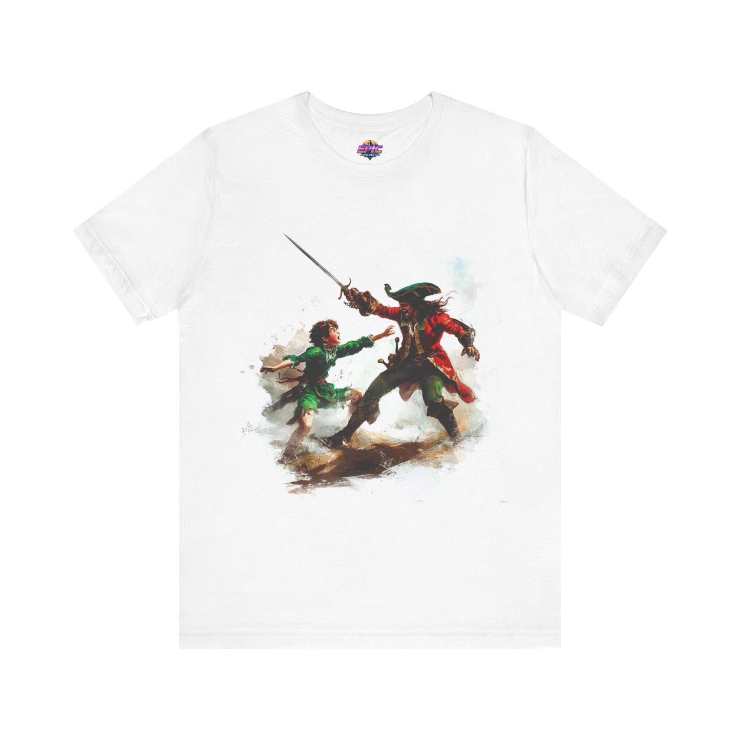 Neverland Showdown: Peter Pan vs. Captain Hook Tee