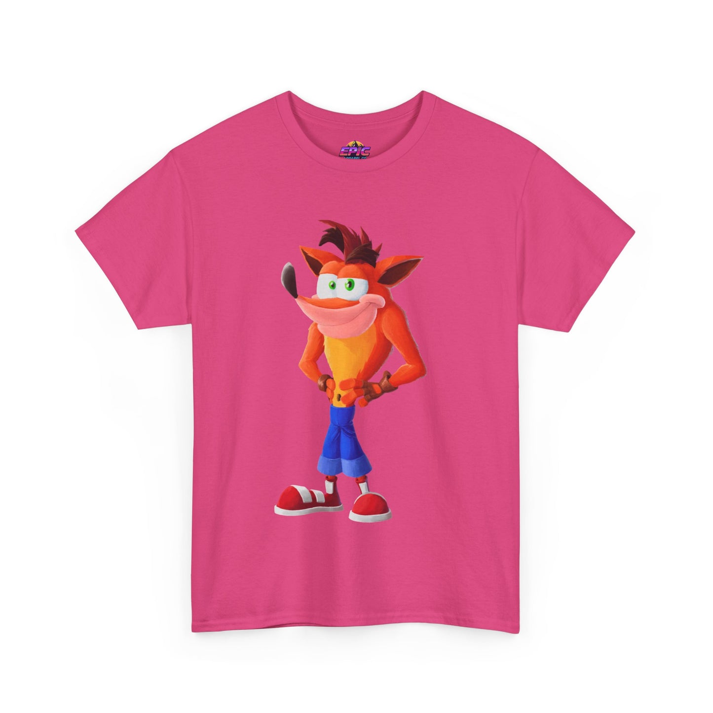 Crash Bandicoot Classic Cotton Tee – Retro Gaming Essential