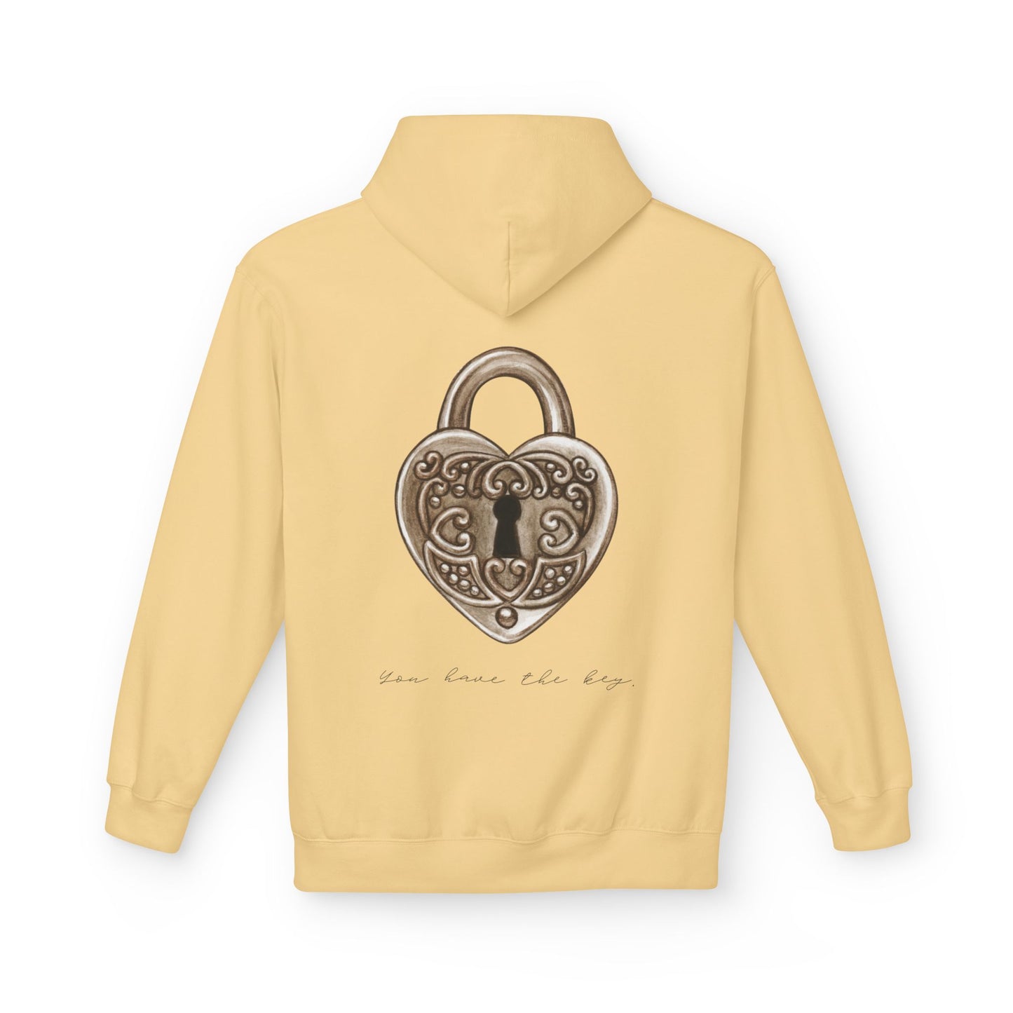 Heart of Lock – Premium Fleece Hoodie