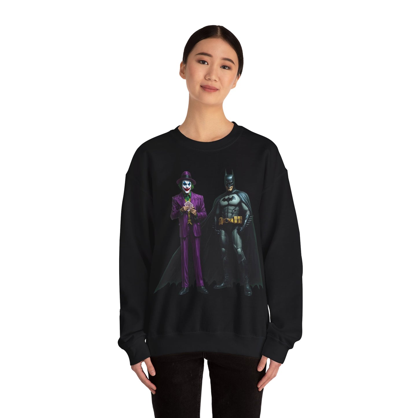 Legends of Gotham Sweatshirt: Batman vs. Joker - Crewneck Sweatshirt