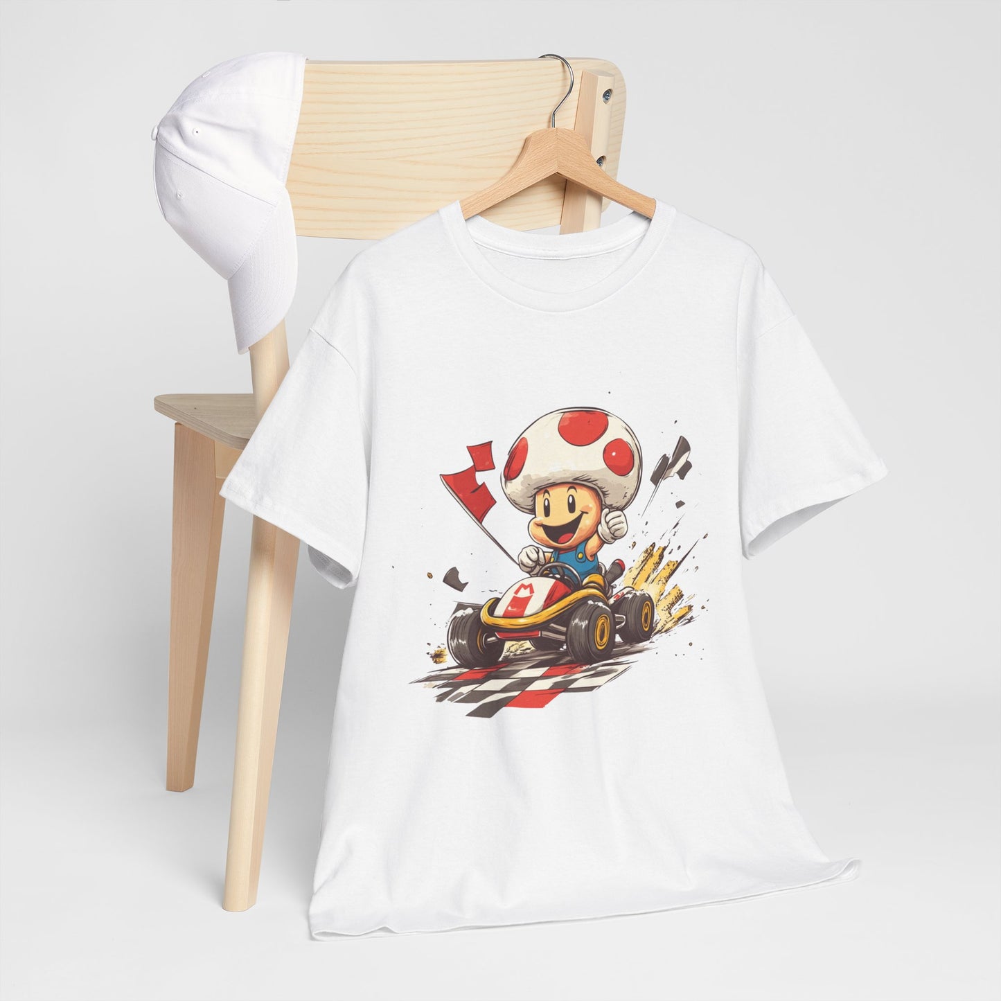 Toad's Victory Lap Tee – Nostalgic Fun for Kids and Adults!