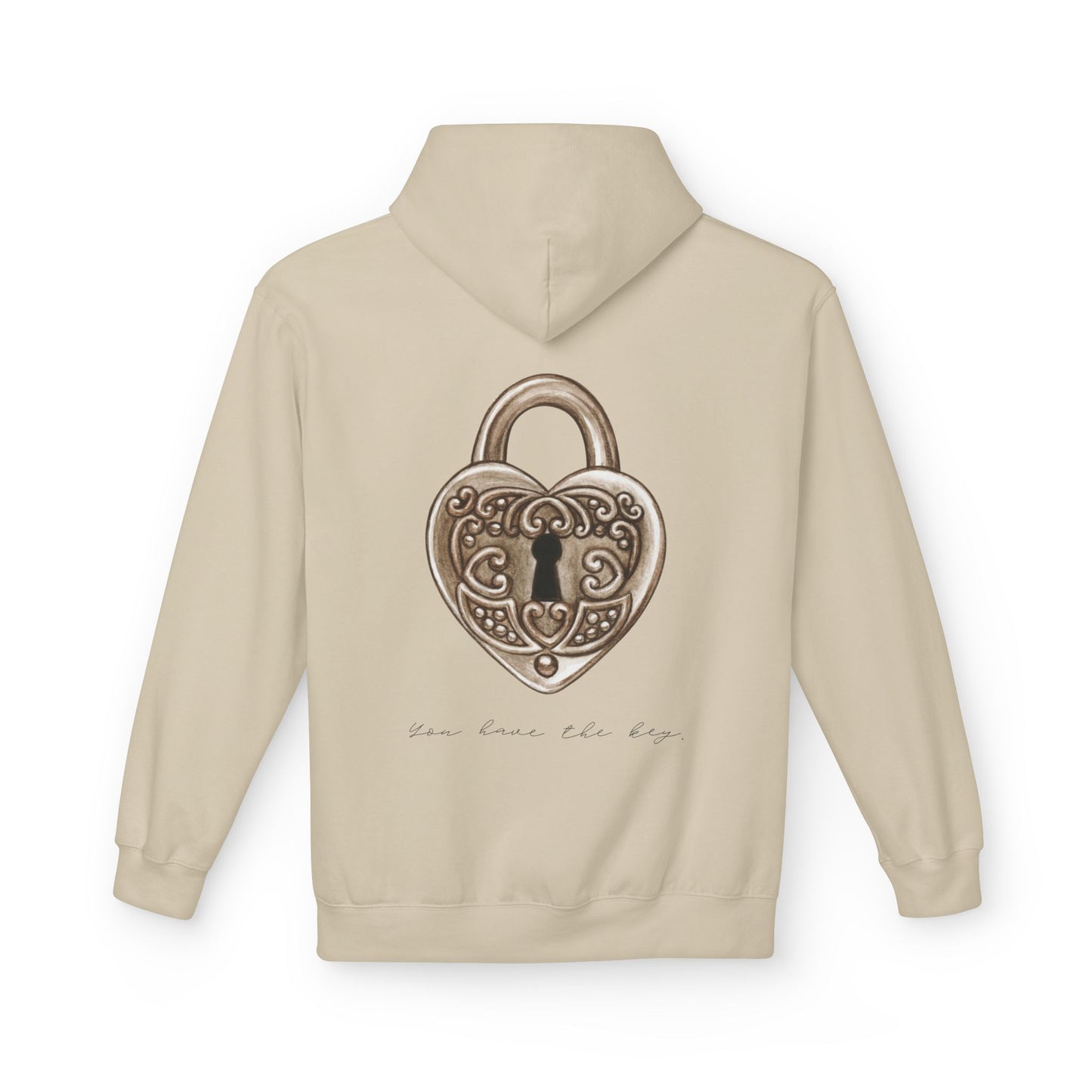 Heart of Lock – Premium Fleece Hoodie