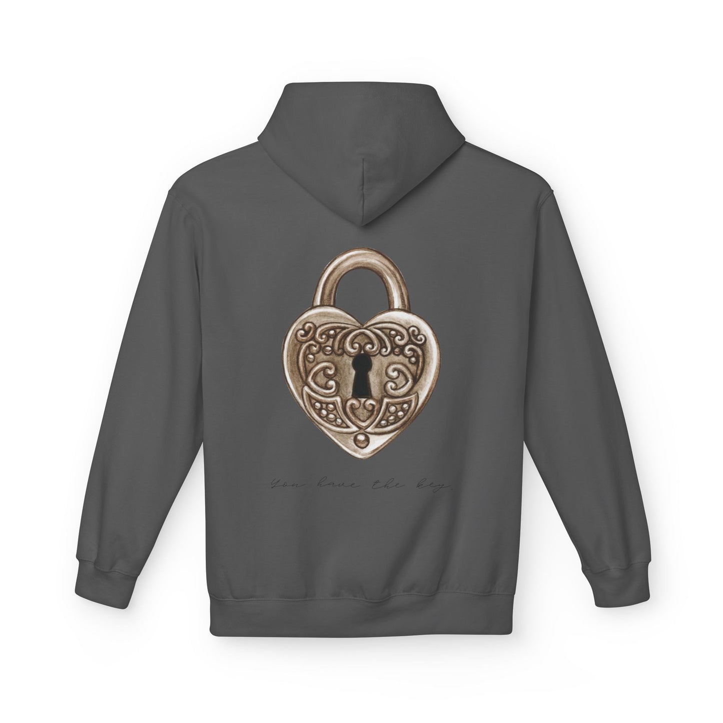 Heart of Lock – Premium Fleece Hoodie