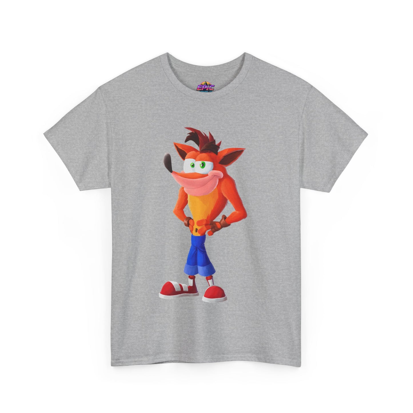 Crash Bandicoot Classic Cotton Tee – Retro Gaming Essential