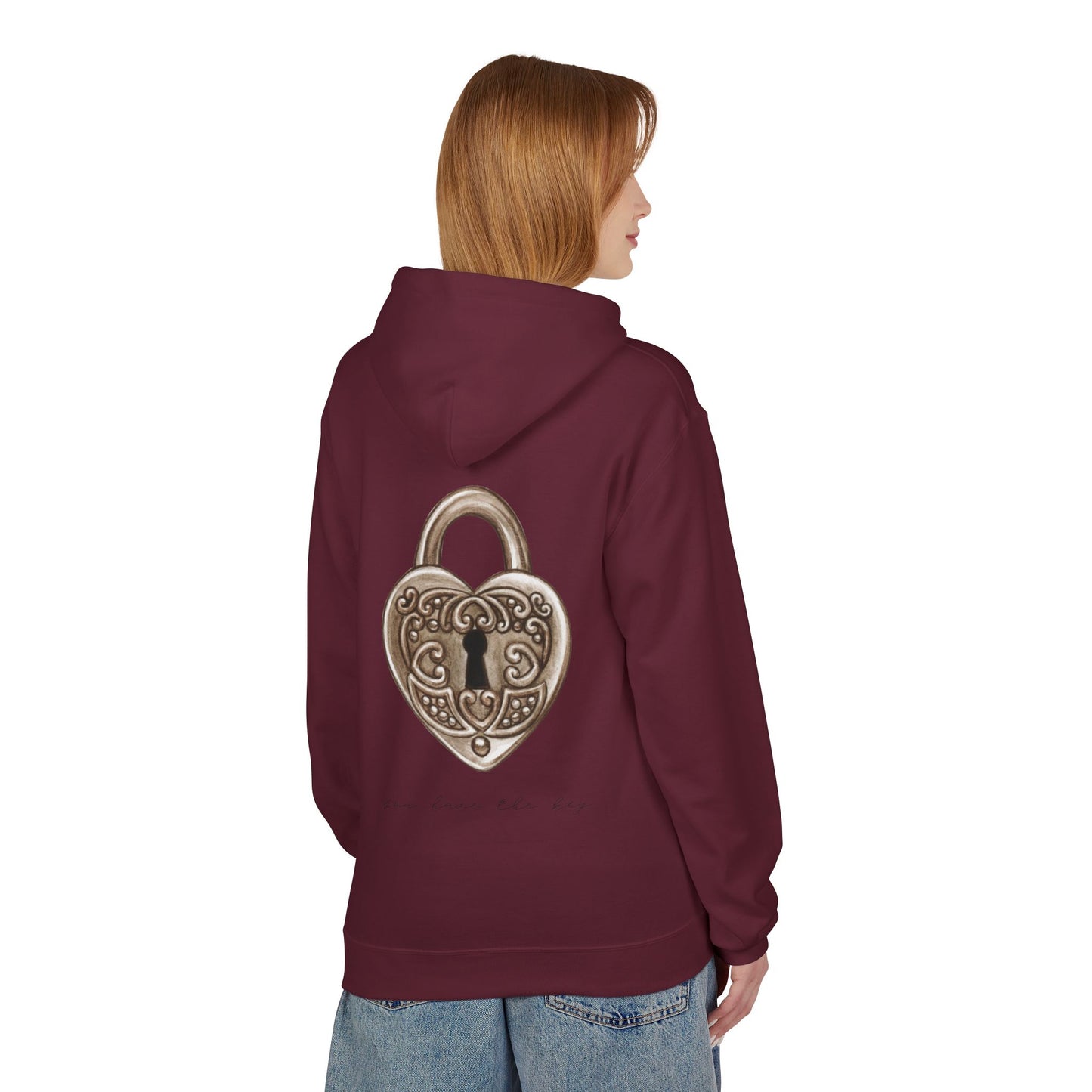 Heart of Lock – Premium Fleece Hoodie