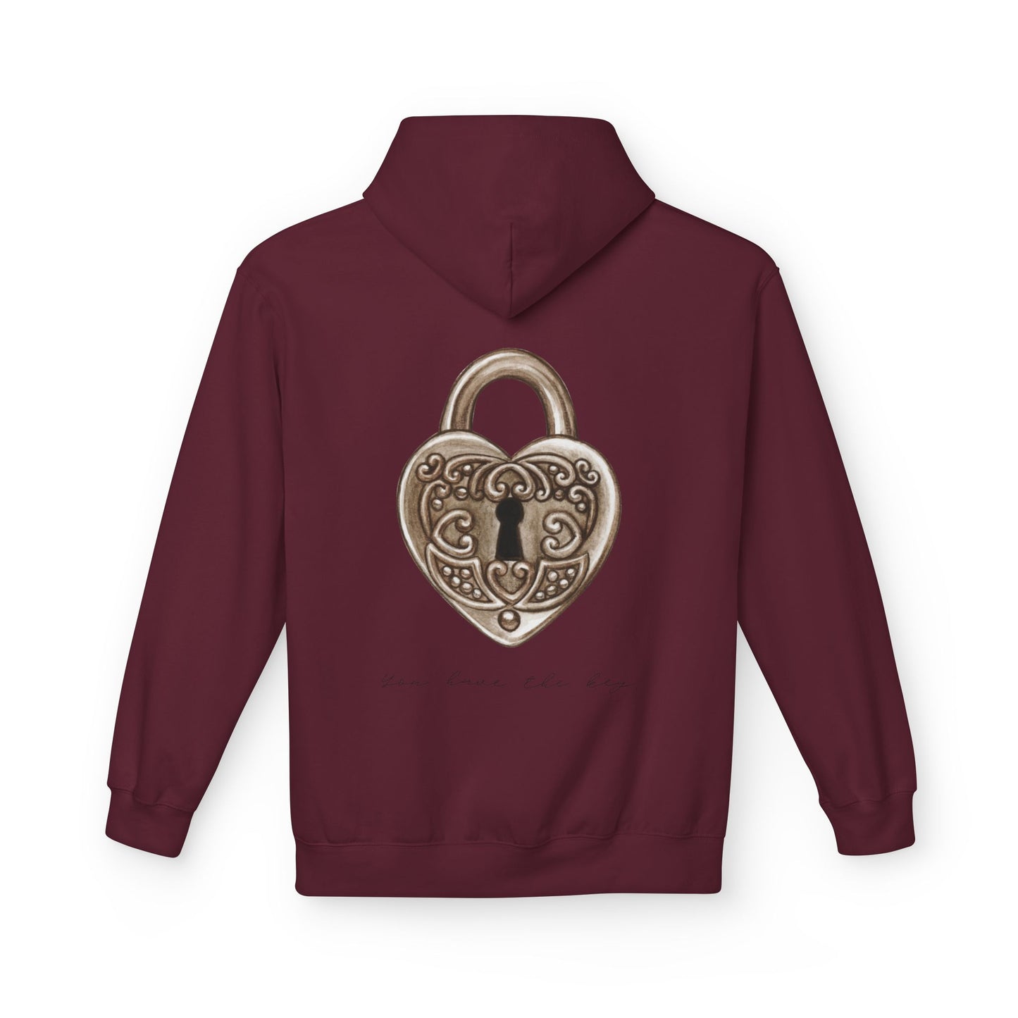 Heart of Lock – Premium Fleece Hoodie