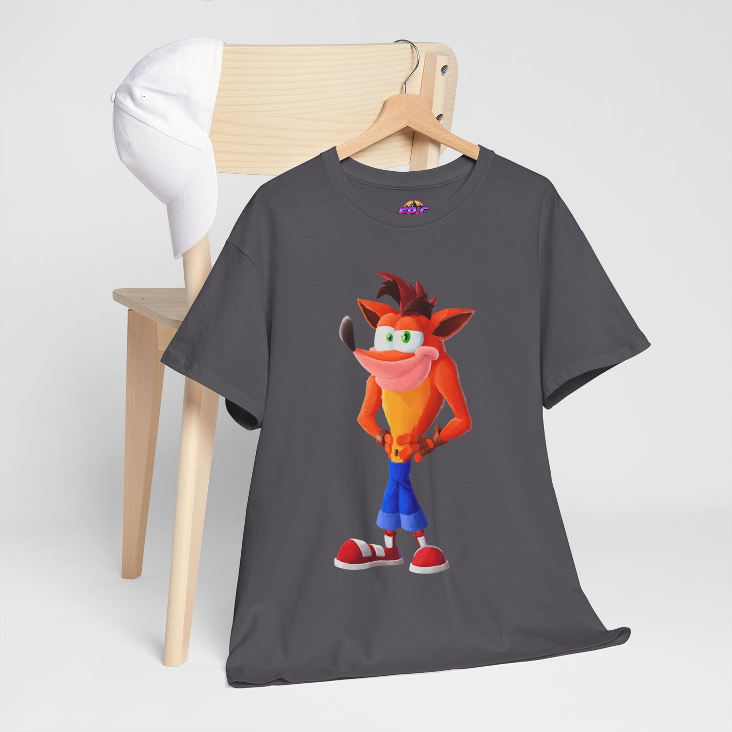 Crash Bandicoot Classic Cotton Tee – Retro Gaming Essential