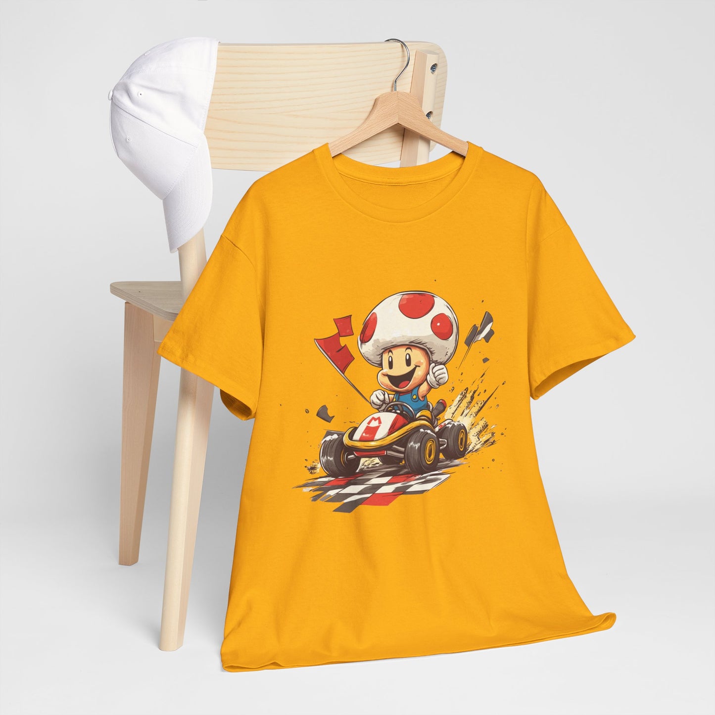 Toad's Victory Lap Tee – Nostalgic Fun for Kids and Adults!