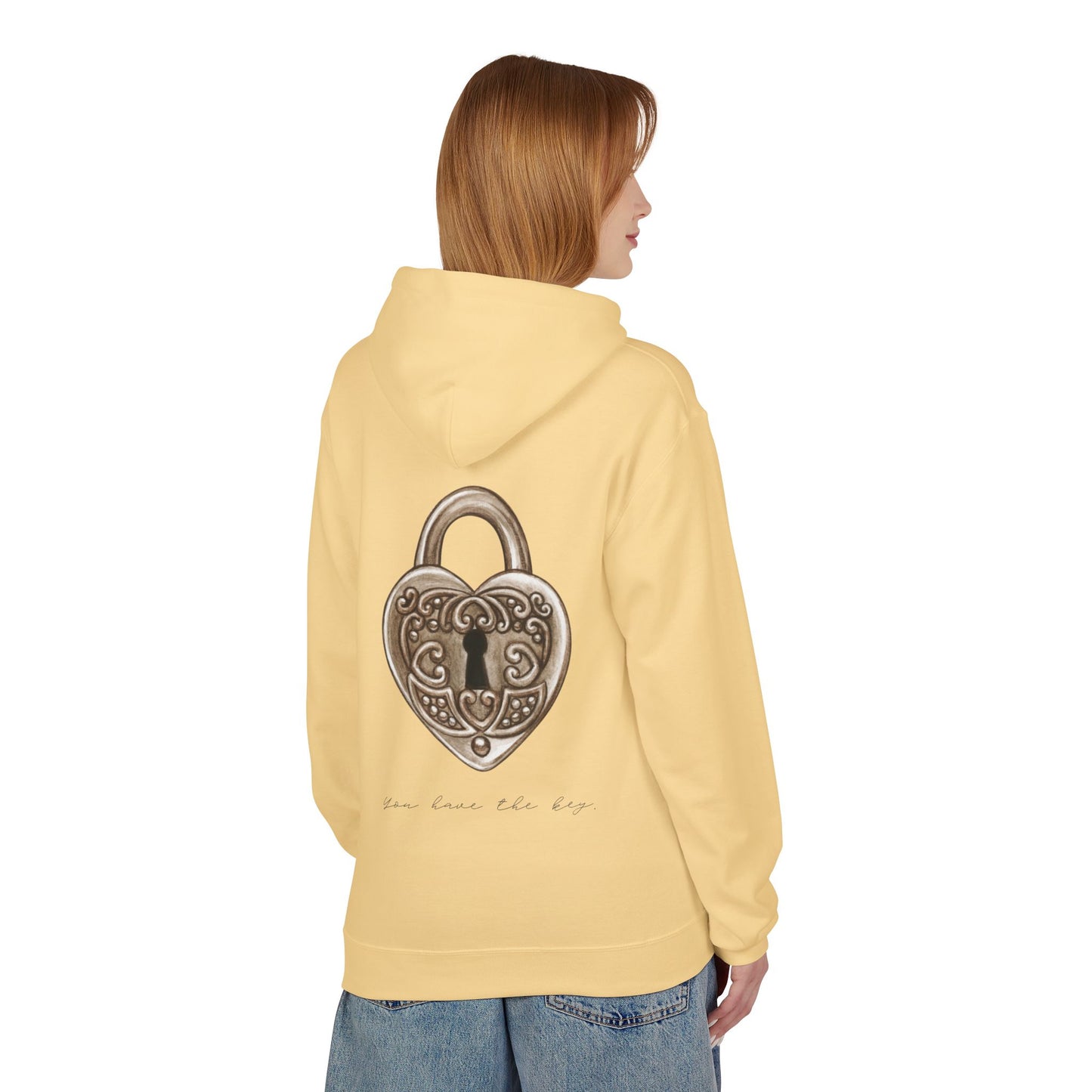 Heart of Lock – Premium Fleece Hoodie