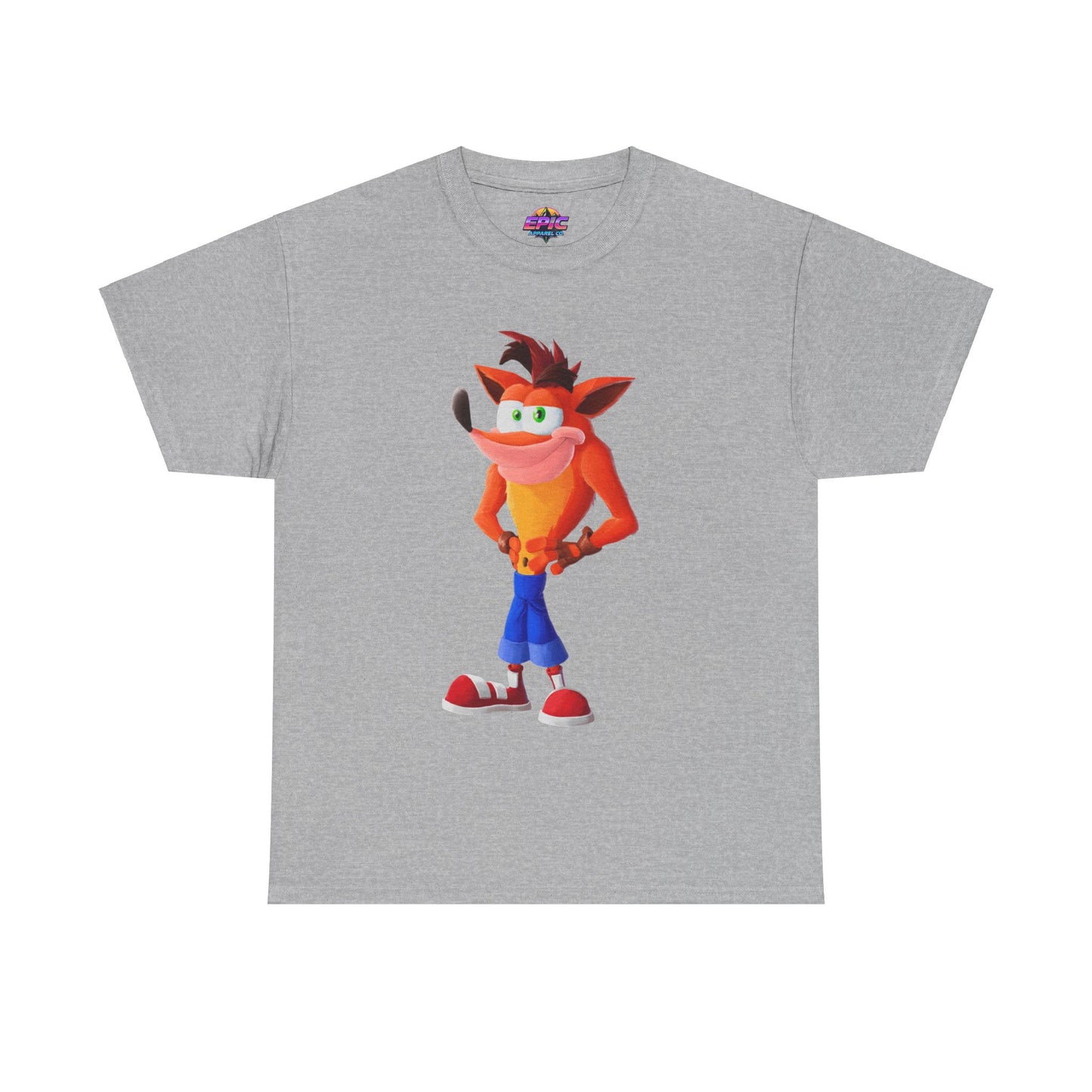 Crash Bandicoot Classic Cotton Tee – Retro Gaming Essential