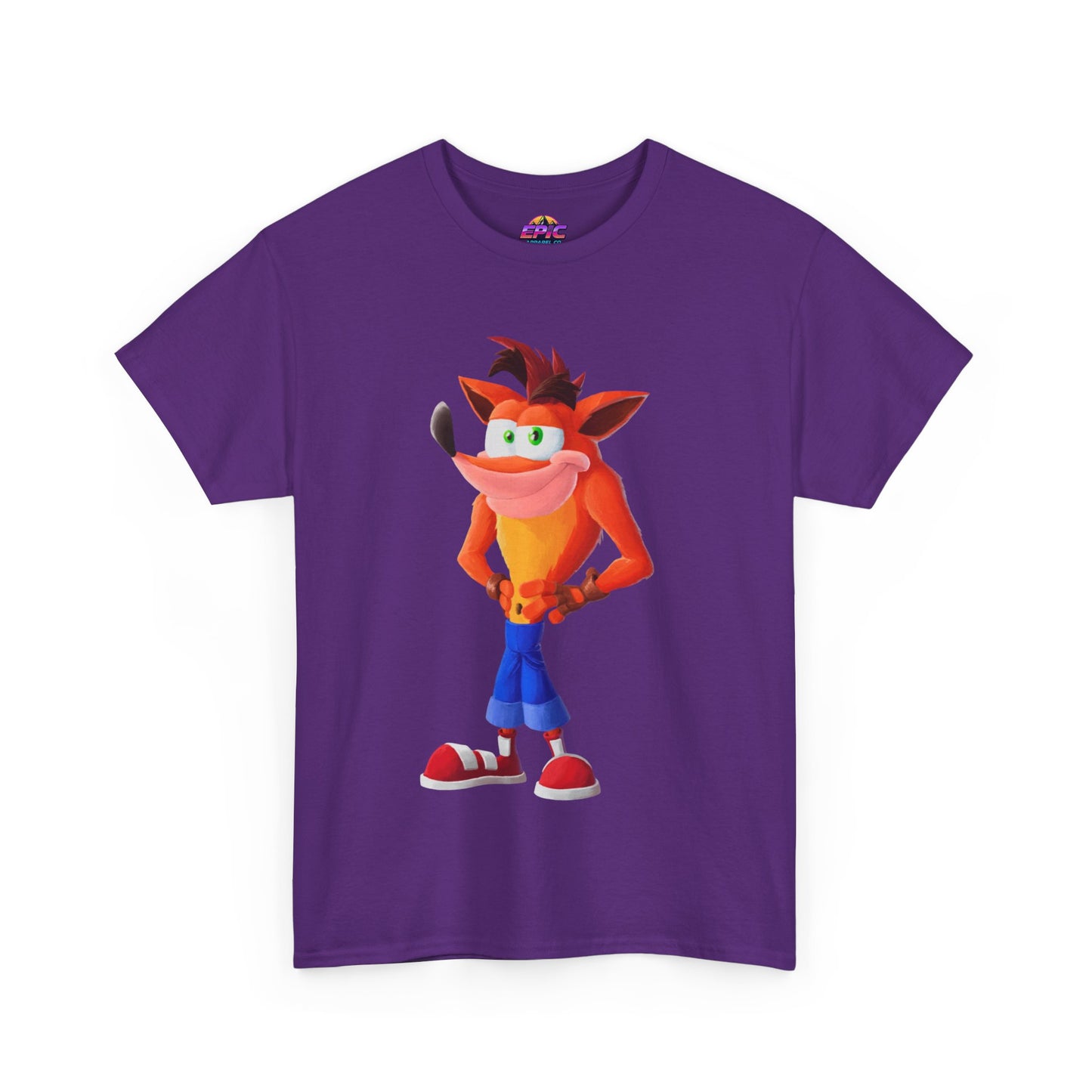 Crash Bandicoot Classic Cotton Tee – Retro Gaming Essential