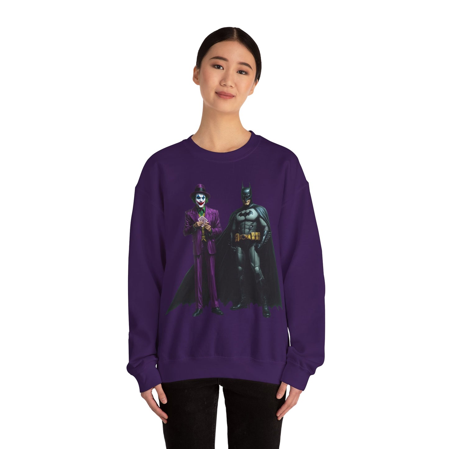 Legends of Gotham Sweatshirt: Batman vs. Joker - Crewneck Sweatshirt