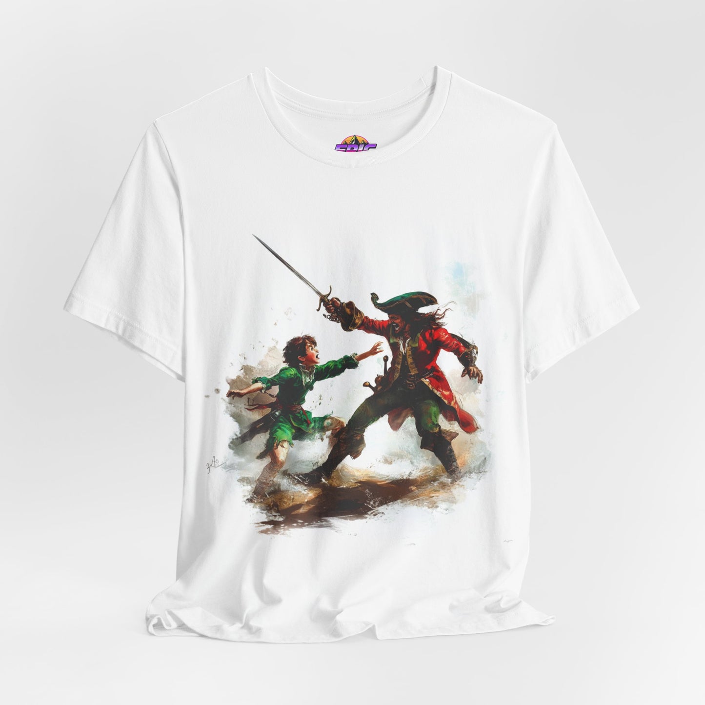 Neverland Showdown: Peter Pan vs. Captain Hook Tee