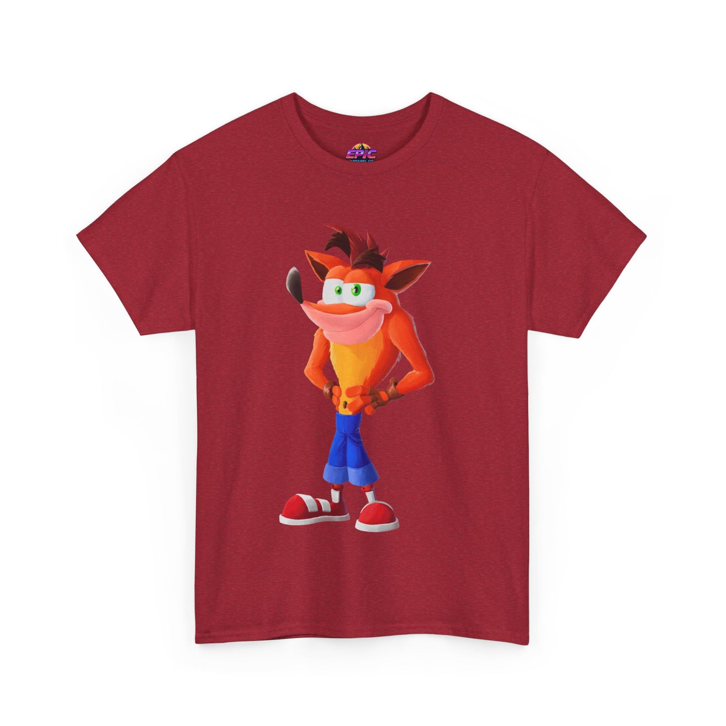 Crash Bandicoot Classic Cotton Tee – Retro Gaming Essential