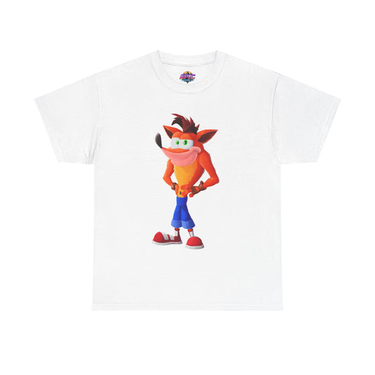 Crash Bandicoot Classic Cotton Tee – Retro Gaming Essential