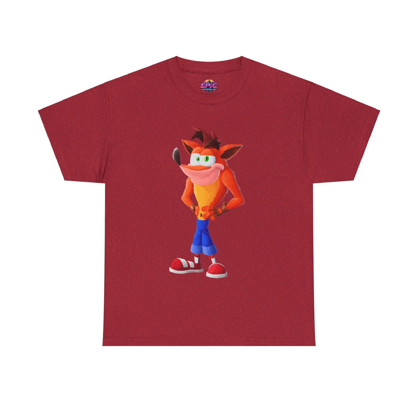 Crash Bandicoot Classic Cotton Tee – Retro Gaming Essential