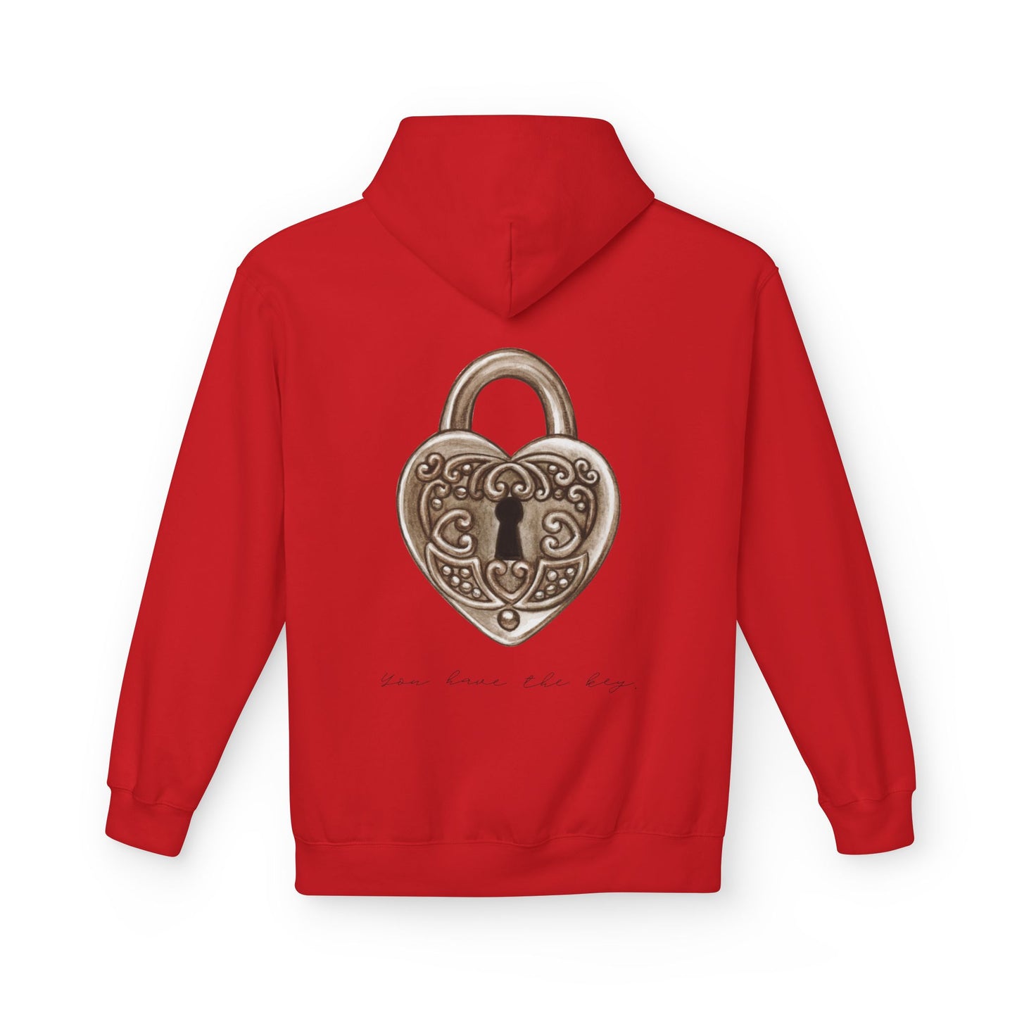 Heart of Lock – Premium Fleece Hoodie