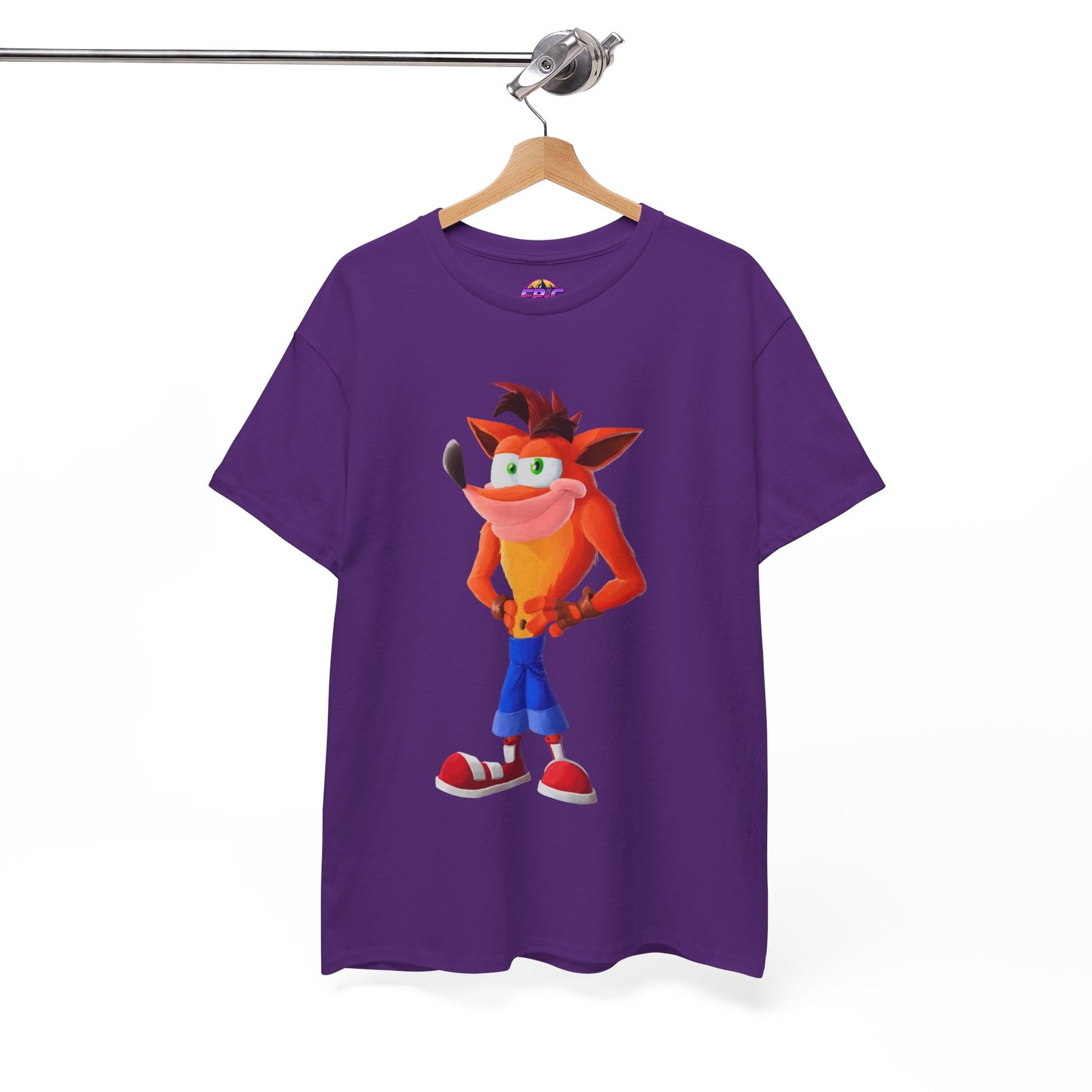 Crash Bandicoot Classic Cotton Tee – Retro Gaming Essential