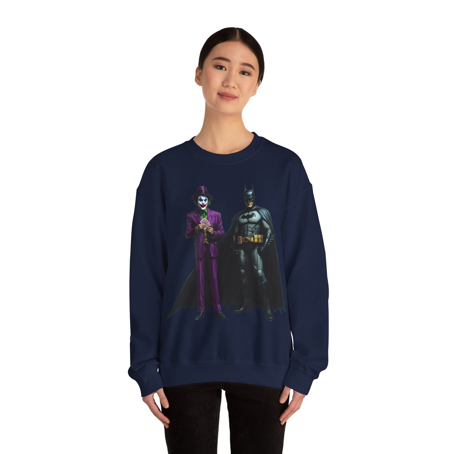 Legends of Gotham Sweatshirt: Batman vs. Joker - Crewneck Sweatshirt