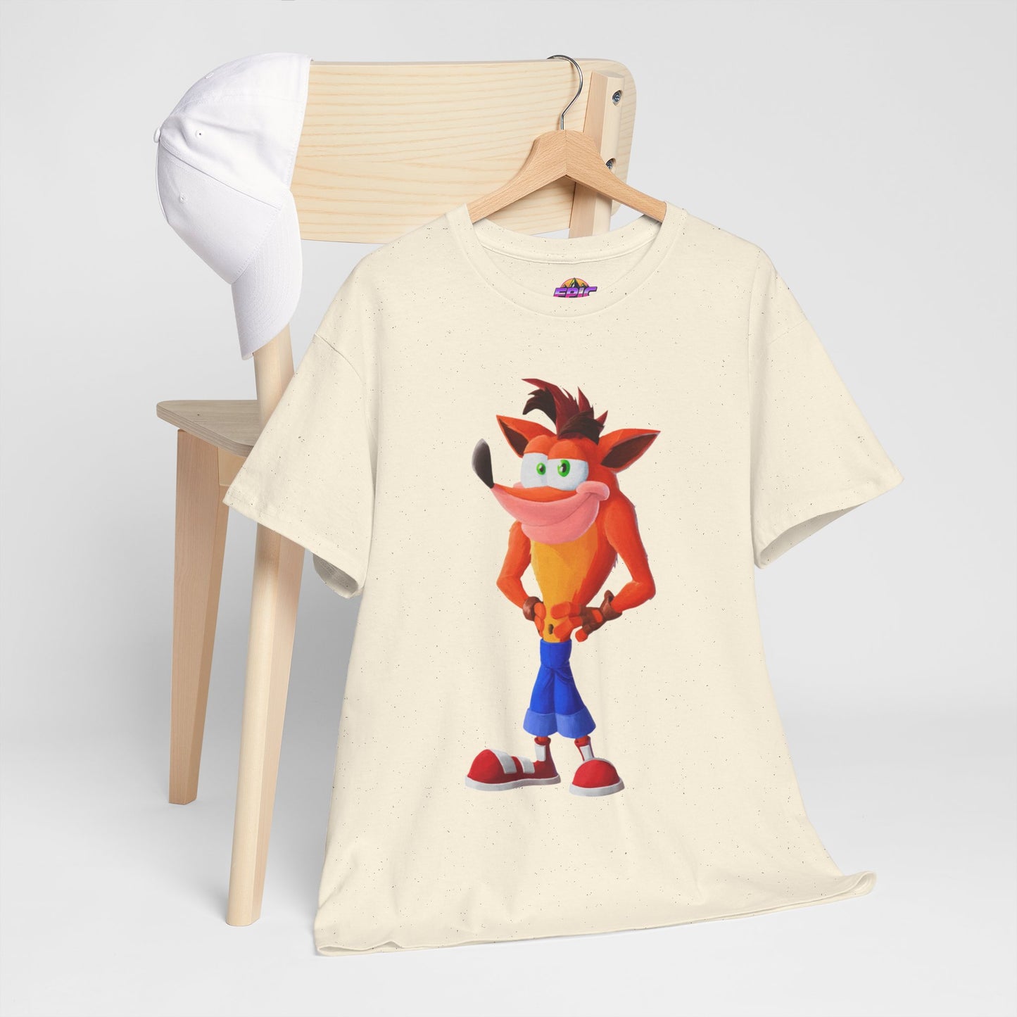 Crash Bandicoot Classic Cotton Tee – Retro Gaming Essential