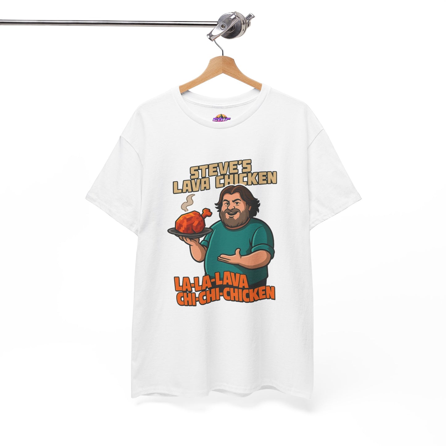 Steve’s Lava Chicken – Unisex Heavy Cotton Tee