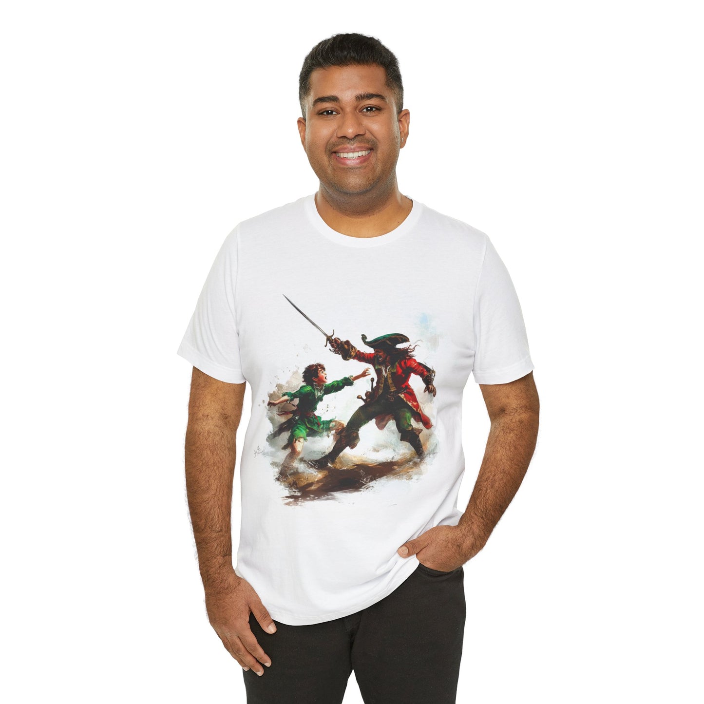 Neverland Showdown: Peter Pan vs. Captain Hook Tee